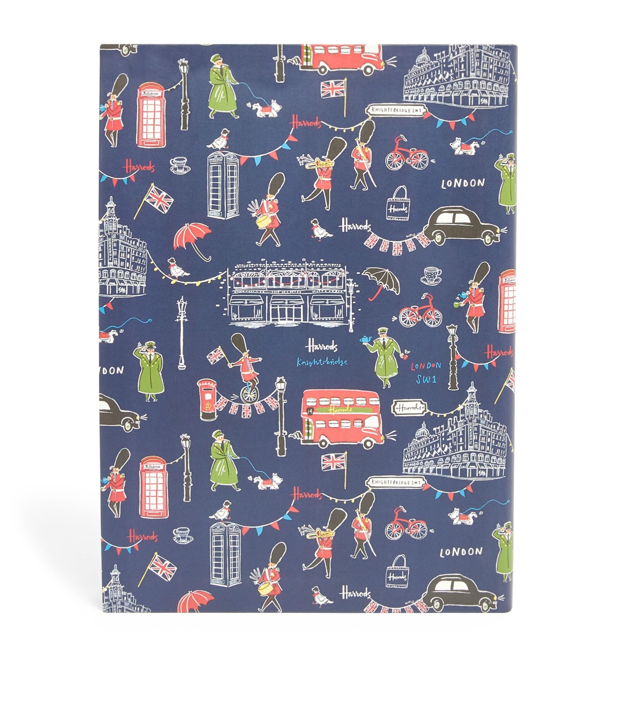 Harrods London Knightbridge A5 Notebook, Navy, 21.5 x 16cm - Image 2