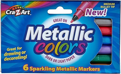 Cra-Z-art Marcadores metálicos, 6 unidades (10029-24)