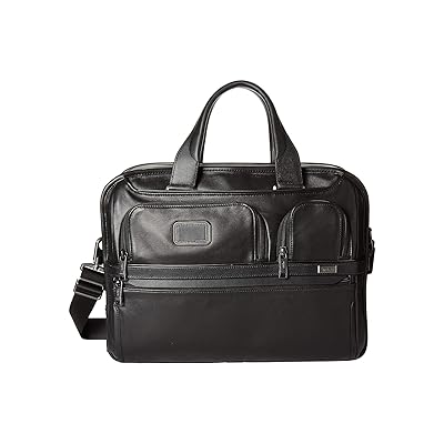 Tumi Alpha 3 Expandable Organizer Laptop Brief Luggage Black, Nylon