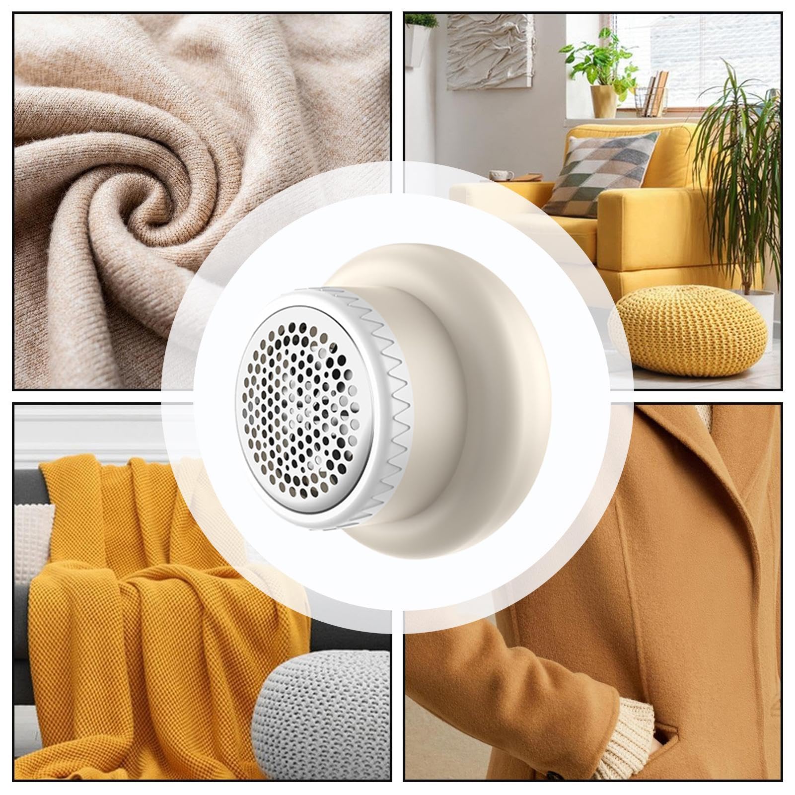 Rasatore Di Elettrico Levapelucchi Ricaricabile Portatile Manico Ergonomico | Rimozione Lanugine Elettrica Rimozione Pelucchi Con Ricarica Type-C Per Divani, Coperte, Vestiti, Mobili