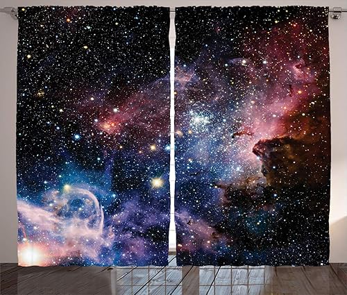 Miniatura 5 de Ambesonne - Paneles de cortinas multicolores