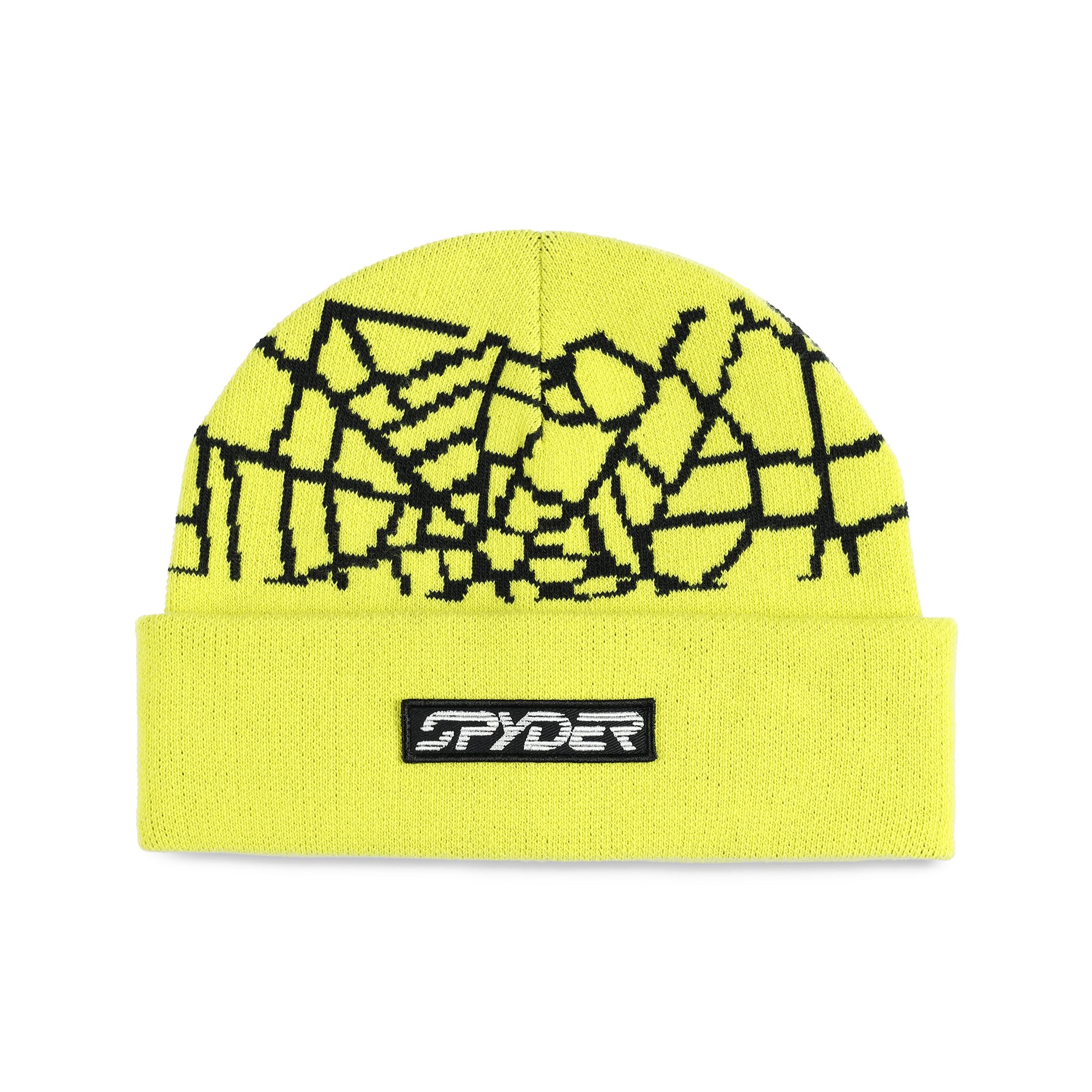 Spyder Boys Acid Yellow ' Nebula Hat,