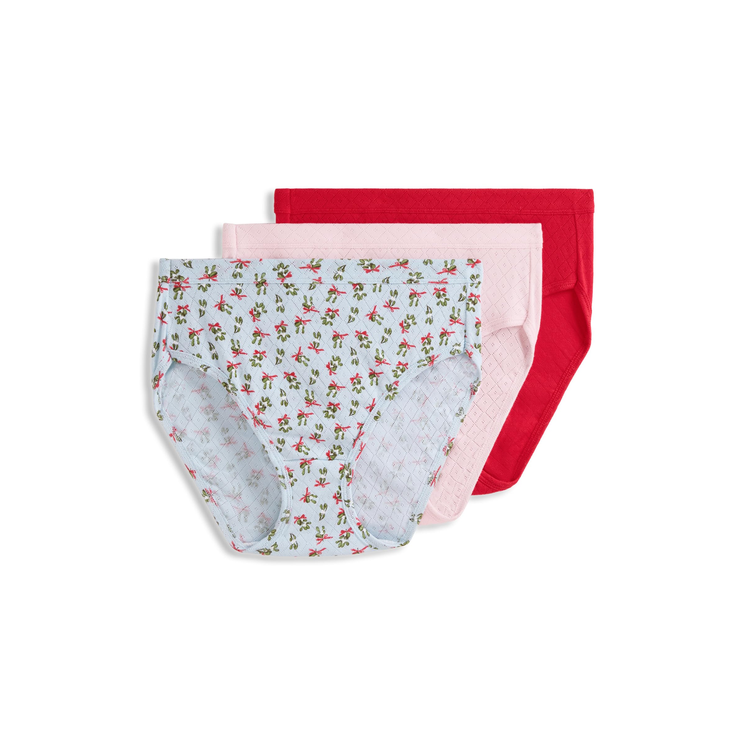 Jockey Women's Underwear 100% Cotton Elance Breathe French Cut - 3 Pack