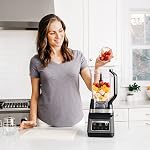 Mixeur professionnel Ninja BN750C Plus DUO avec Auto-iQ, 1400 Watts de pointe, noir/argent (version canadienne)