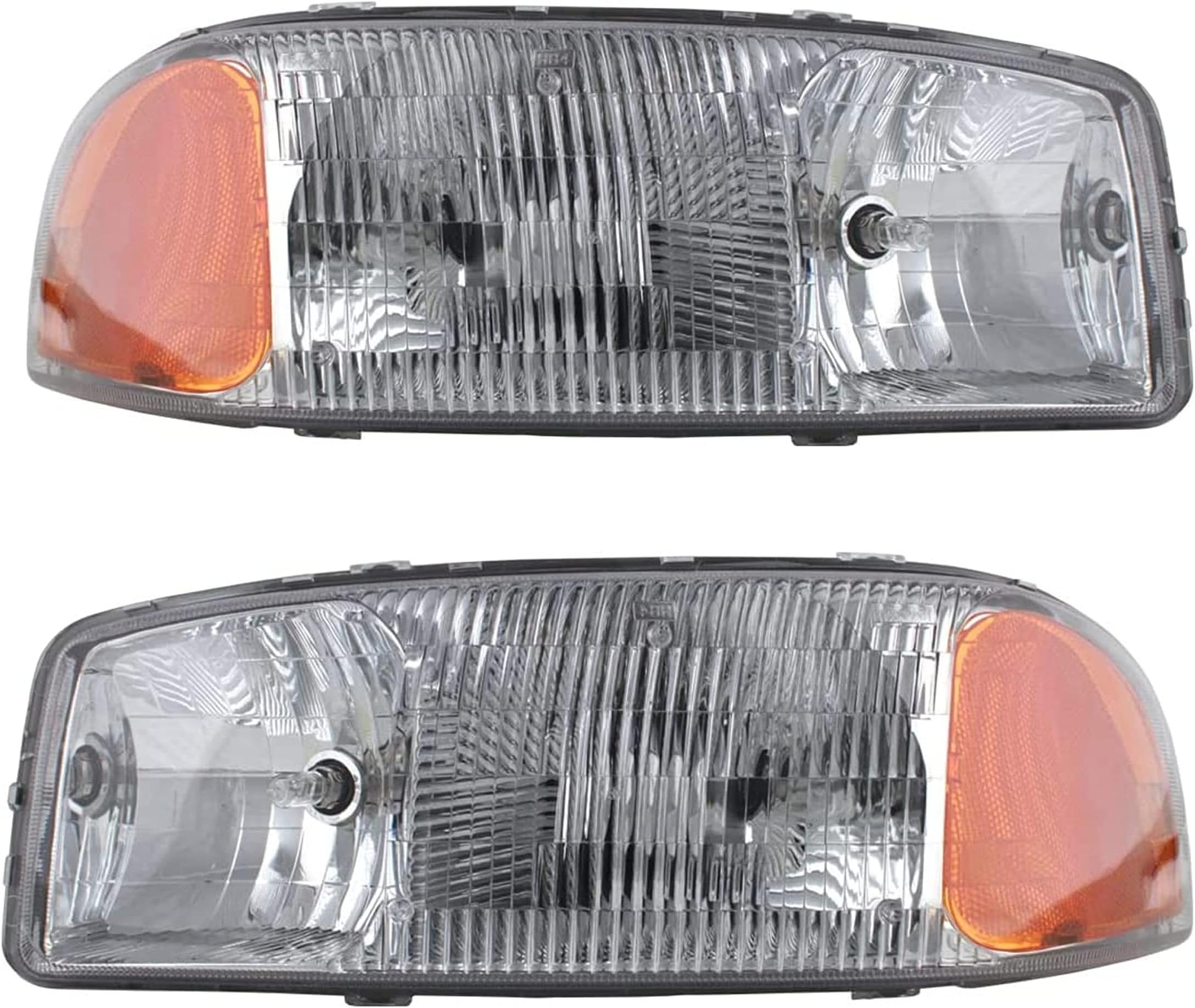 ALLIGATOR AUTO LIGHTS Replacement For GMC Sierra 1500 2500 3500 /HD/Classis & Yukon/XL 1999-2007 CAPA Certified, DOT Compliant Headlights, Left&Right Side, 15850351 15850352 / GM2502188 GM2503188