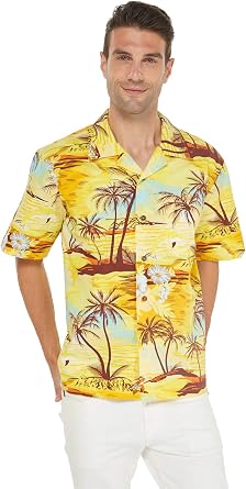 Hawaii Hangover Hawaiian Shirt Aloha Shirt in Classic Hibiscus Red