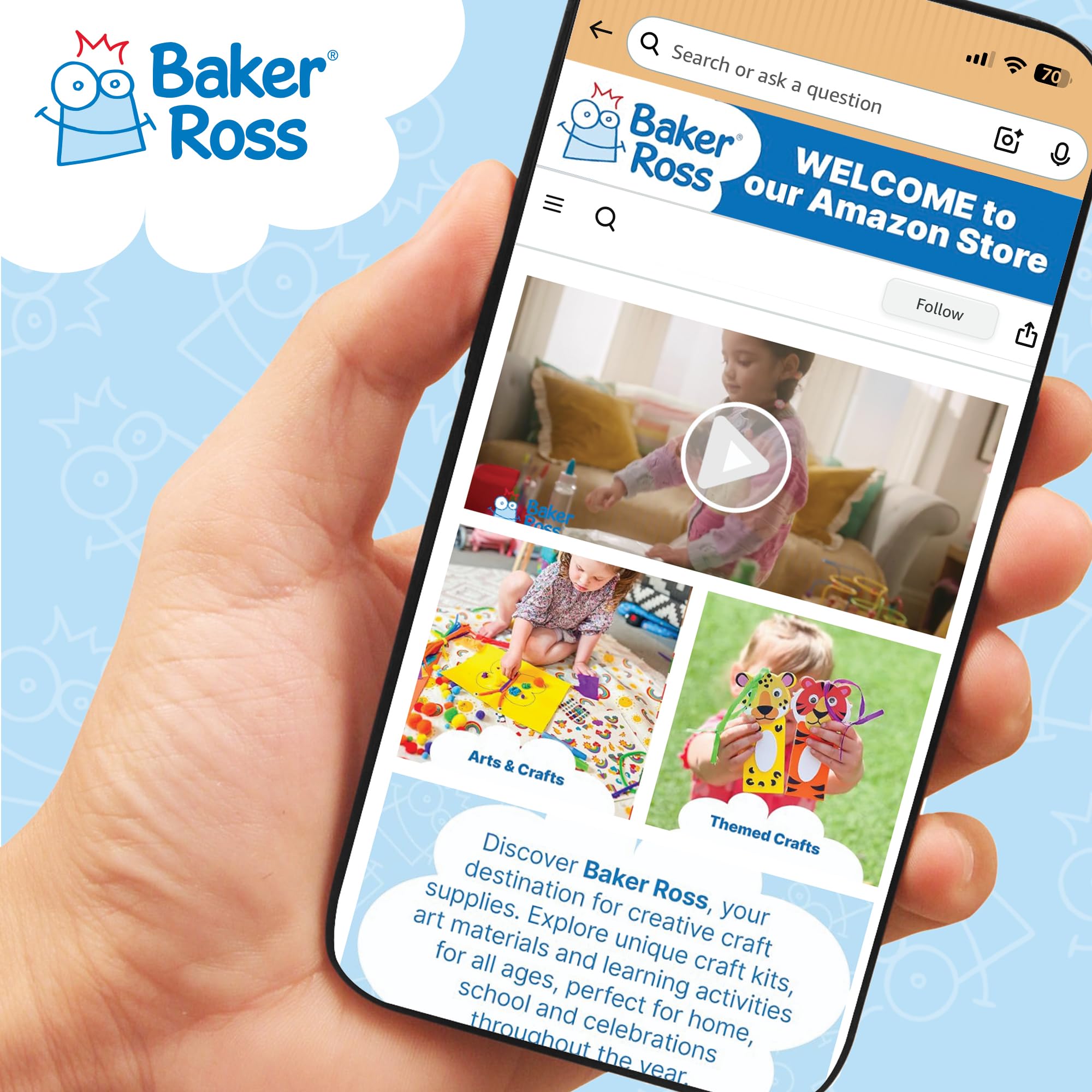 Baker Ross FX702 Ceramiczne wazony na pączki - zestaw 3 sztuk, ceramiczne półfabrykaty do dekoracji