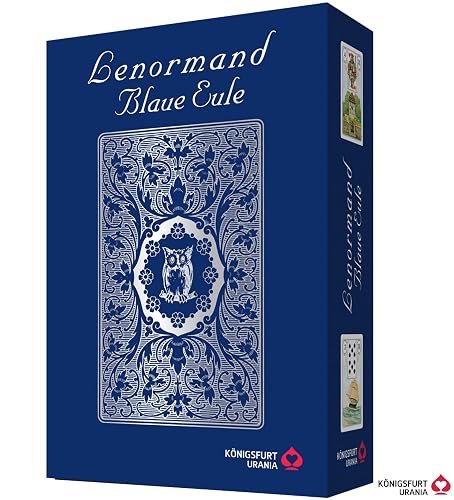 Lenormand Blaue Eule: Premiumausgabe mit Booklet und Karten in Magnetbox (Lenormandkarten Deutsch)