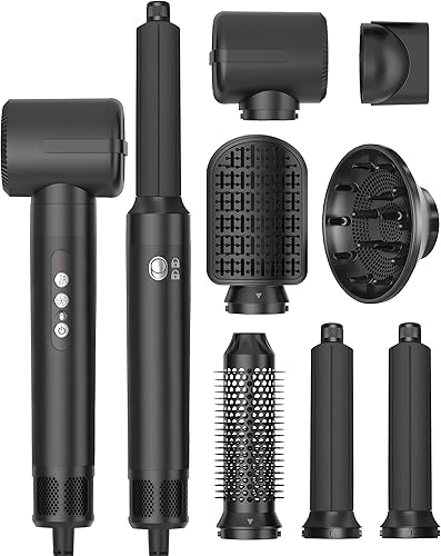 Secador de pelo 7 en 1 Set Wrap Air Styler 110000 RPM Sistema de secado de estilo de aire de alta velocidad, cepillo de aire caliente personal para disponible en Yaxa Colombia