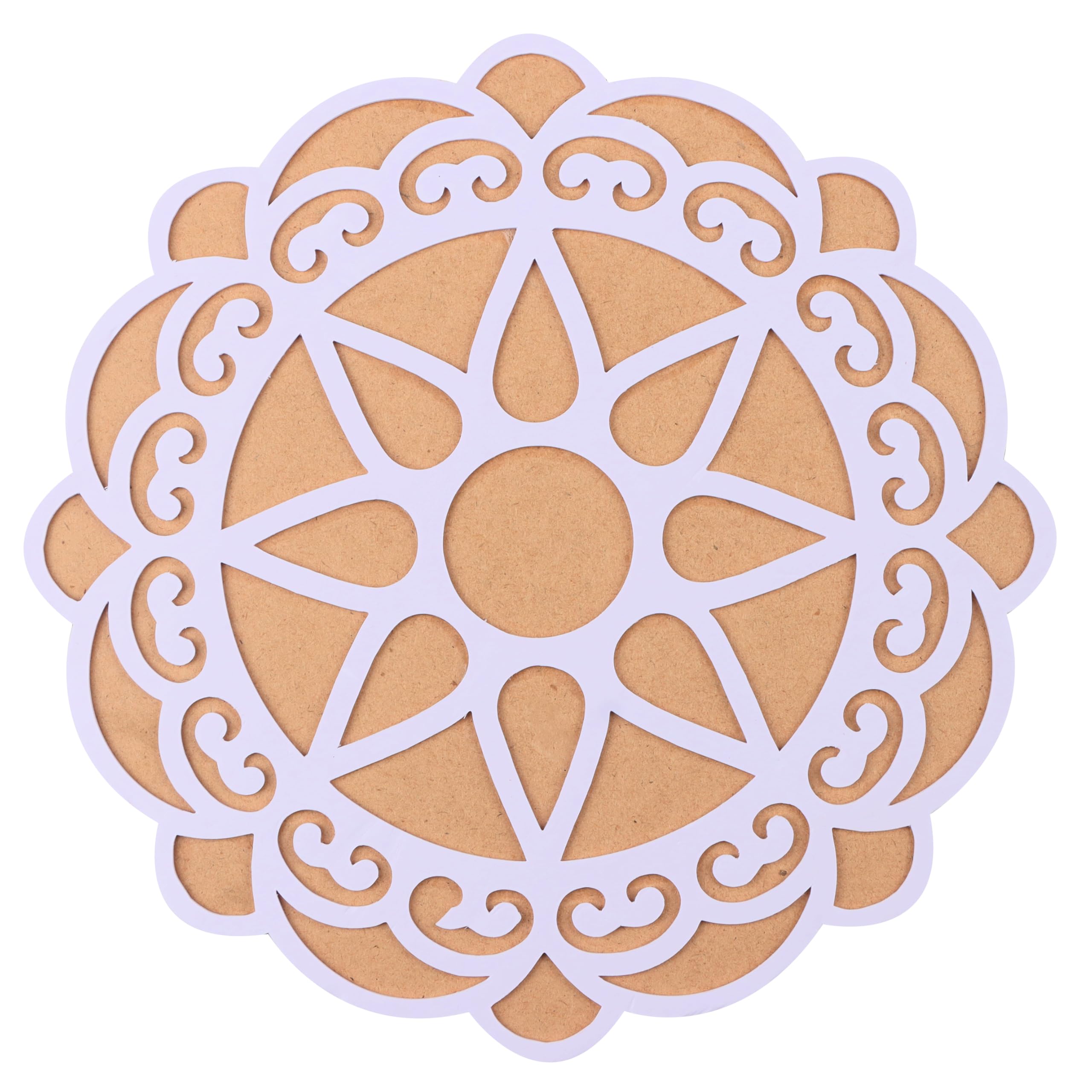 12 Inches Diwali DIY Rangoli Stencils Rangoli Sticker Home Decor Floor Decorative - D2403