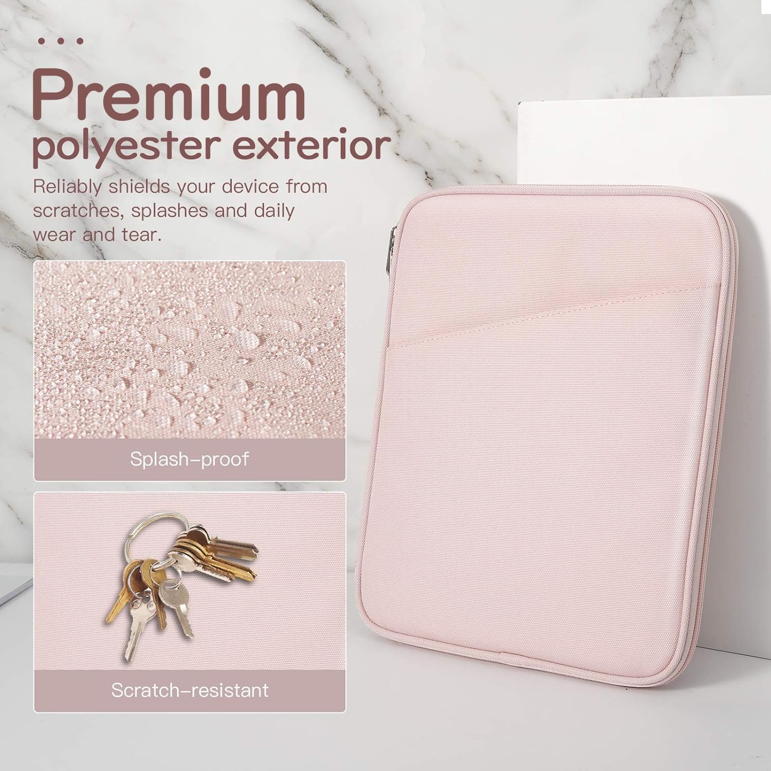 Pochette Pour Tablette 9-11 Pouces - Compatible IPad 10e Gén, IPad Air/Pro 11, Galaxy Tab A9+, S9 FE, Etc. - 10
