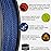 emma kites 1.1mm Braided Kevlar Cord Navy Blue 200Lb 30Ft Abrasion/Flame Resistant Tactical Paracord, Trip Line, Cord Friction-Saw, Boot Laces, Camera Strap, Survival Cord, Model Rocket Shock Cord