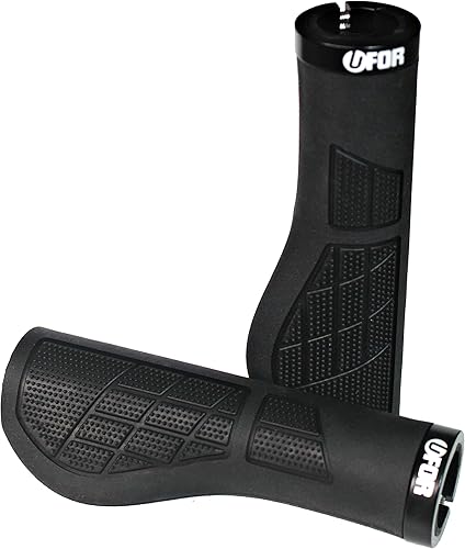 UFOR Cómodas empuñaduras ergonómicas para manillar de bicicleta de montaña, antideslizantes de bloqueo para MTB y bicicleta de viaje