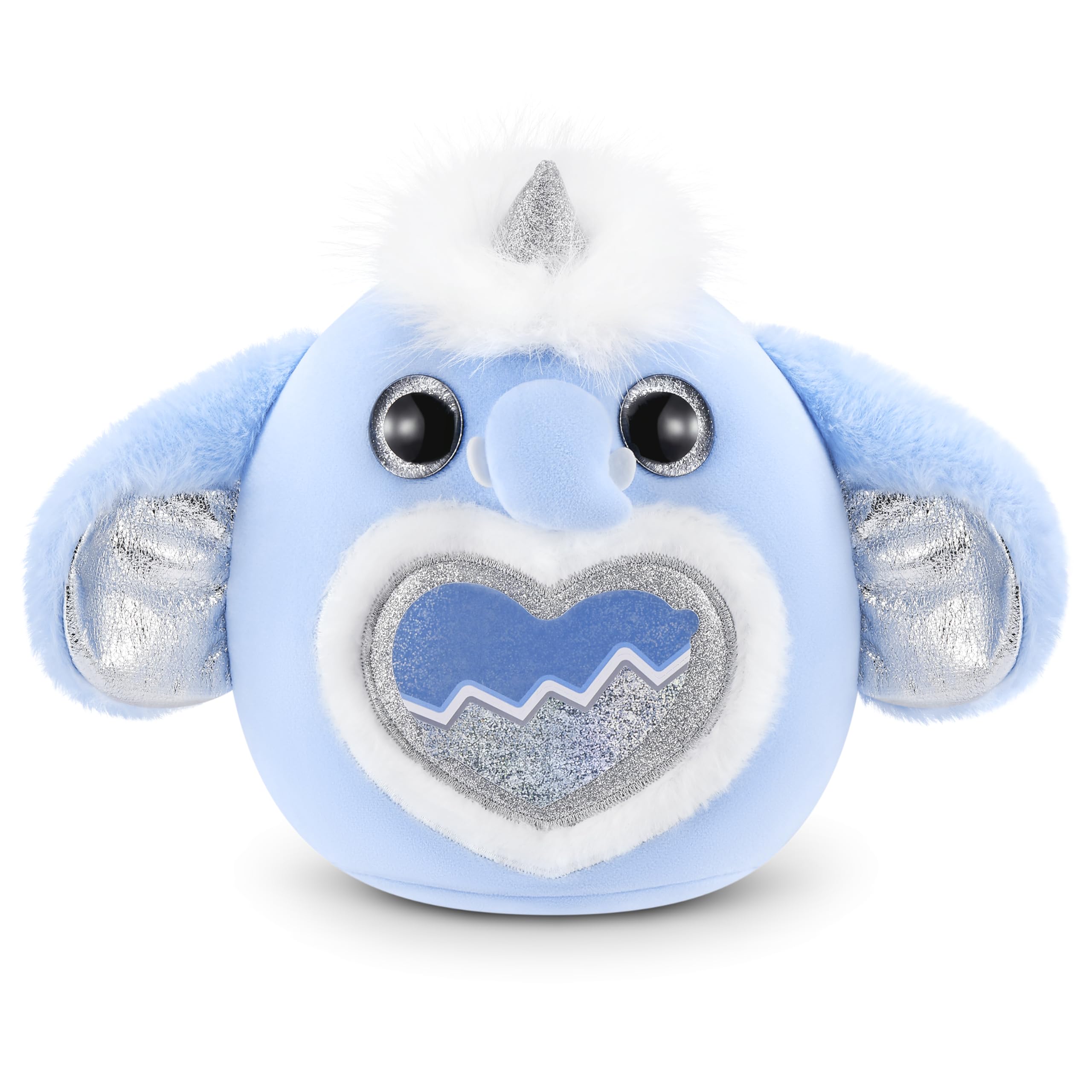 Rainbocorns Eggzania Frozen Mania by ZURU, Collectible Plush Toy for Girls 3+, Arcticus, 9.49 inches - Image 3