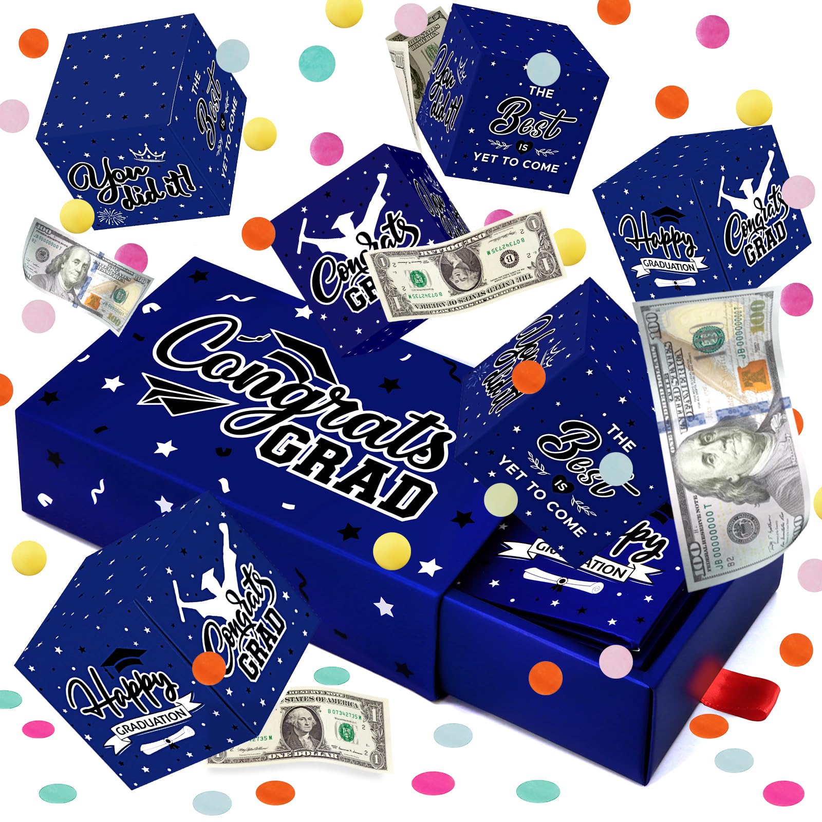 Snapklik.com : WenmthG Graduation Surprise Gift Box Explosion For Money ...
