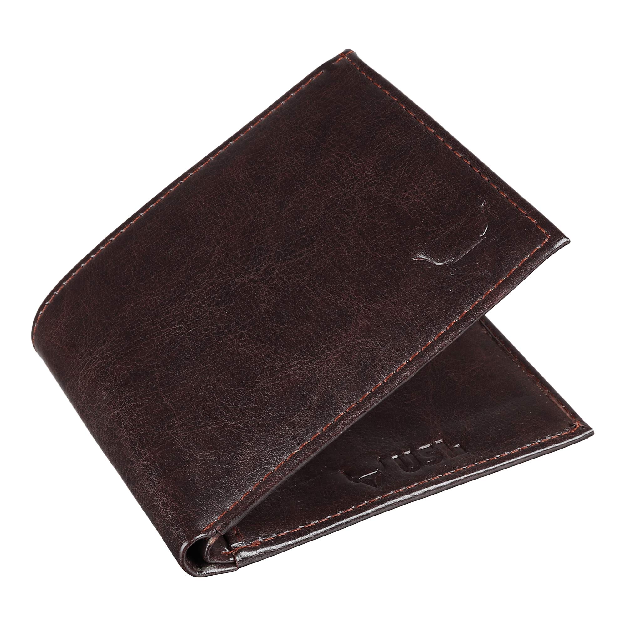 Genuine Leather Latest Stylish Wallet for Men and Boy (Brown)-image-47