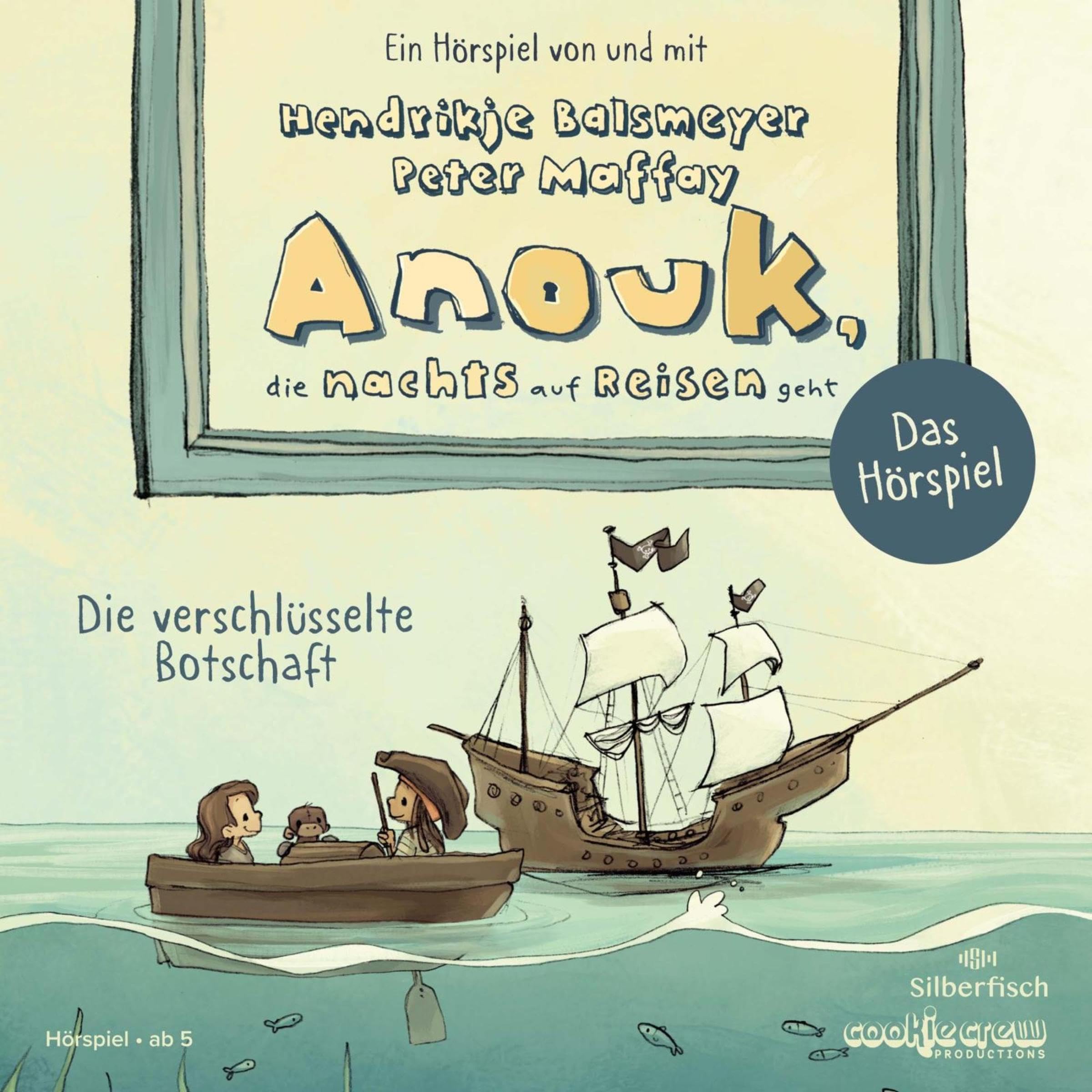 Cover art for Anouk, die nachts auf Reisen geht - Die verschlüsselte Botschaft