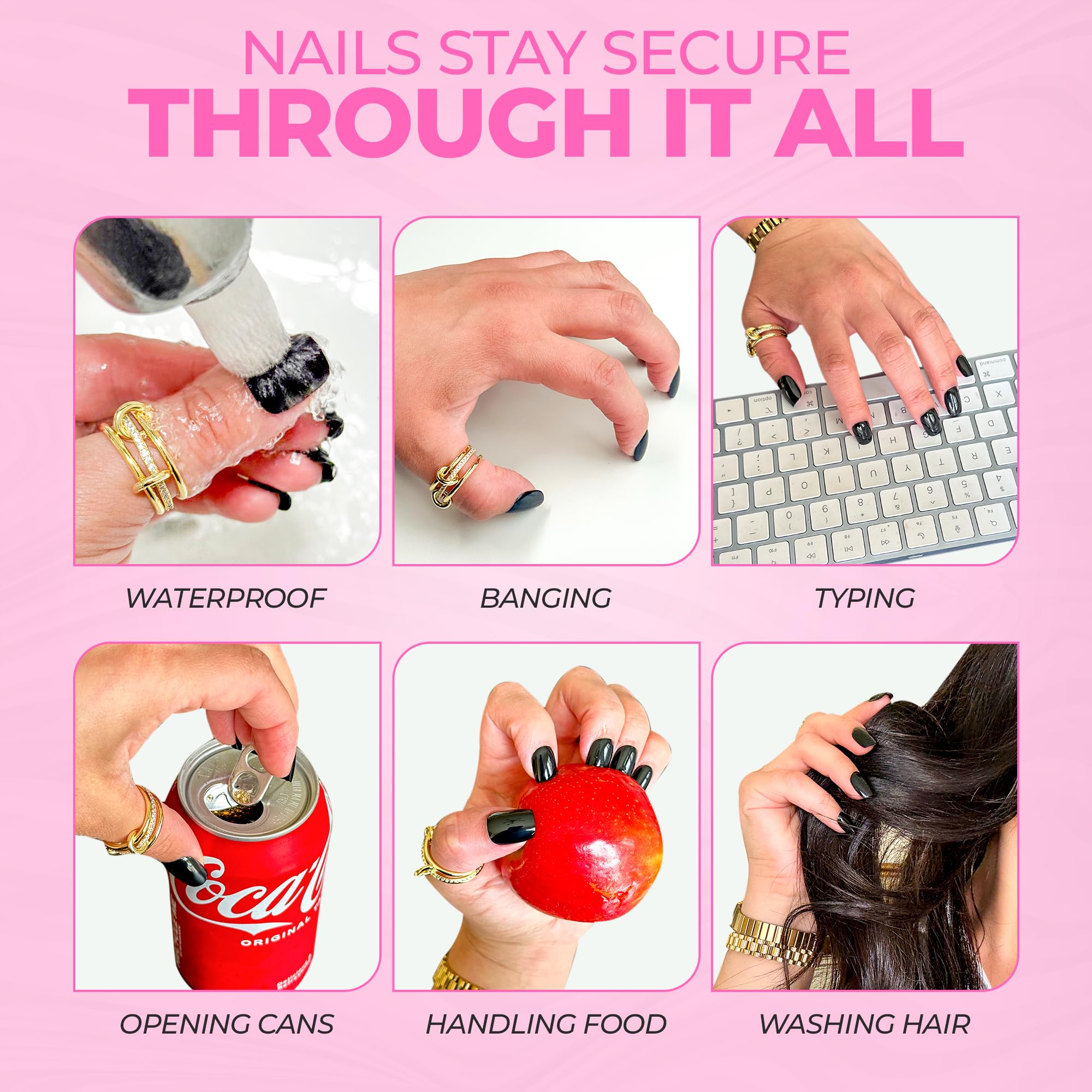 Press On Nail Glue - Strong & Quick Dry -3