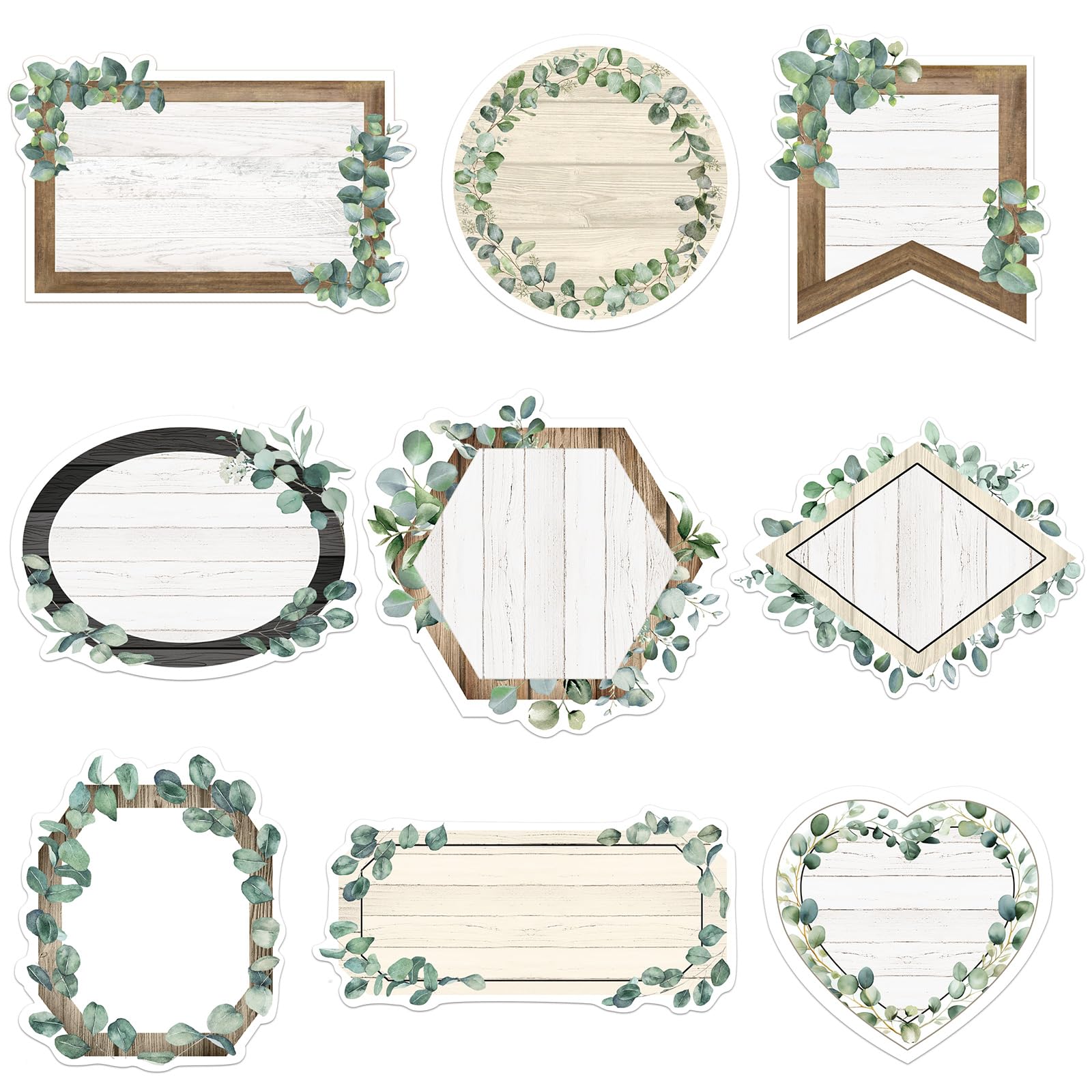 Sabary 90 Pcs Cutout Name Tags Water Bottle Labels Daycare Labels Self Adhesive Name Stickers Gift Tags for Classroom Home Desk Bulletin Board