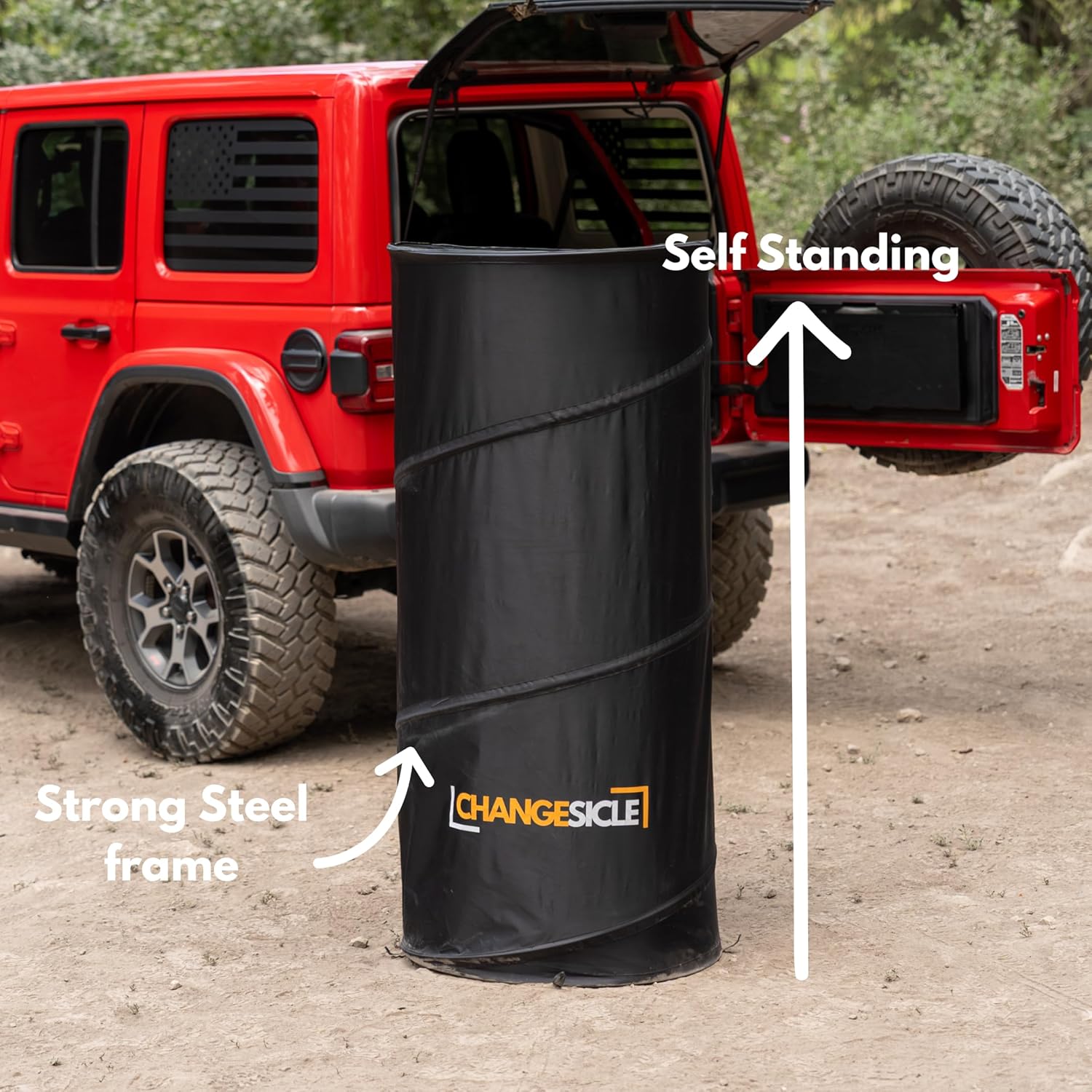 Pop Up Changing Tent with Floor for Beach, Car & School Sports – Collapsible Portable Privacy Tent for Camping – Tall, Waterproof, Foldable, Compact Dressing Room Tube