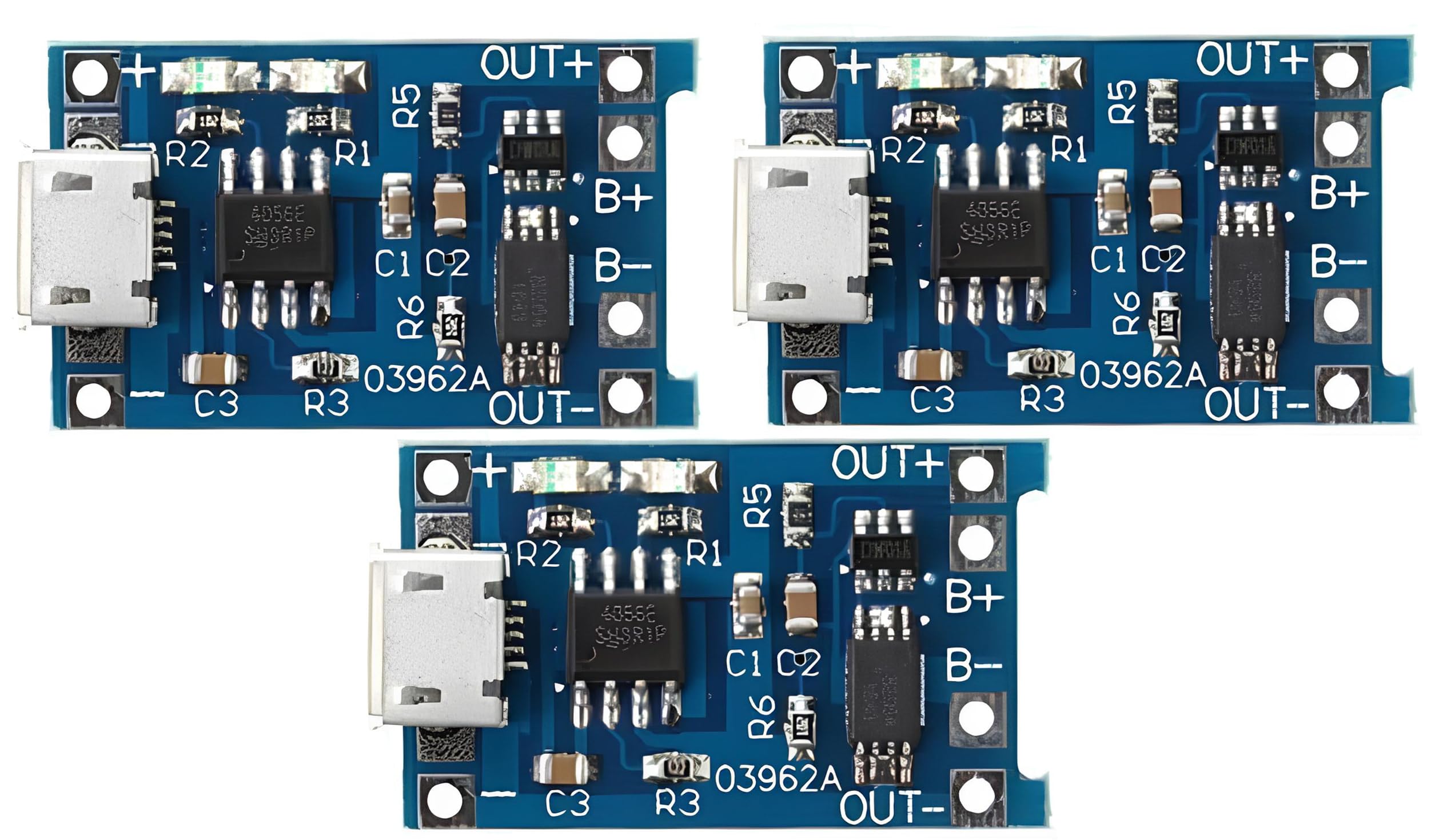 Shockley TP4056 Charging Module MICRO USB PORT with Battery Protection 186 50 BMS 5V Micro USB 1A 186 50 Lithium Battery Charging Board (micro USB TP4056-3 Piece) (B0CM269T5Y) Amazon Price History, Amazon Price Tracker