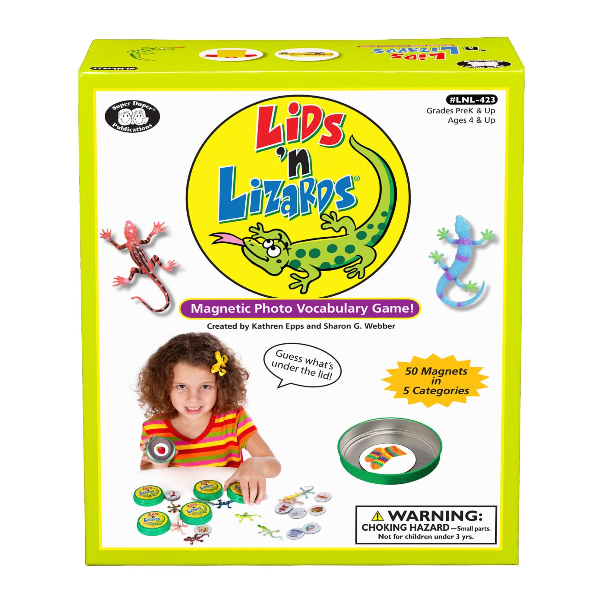 超レアHEAVY L KIDS CDセット Amazon.com: Super Duper Publications | Lids 'n Lizards® Magnetic
