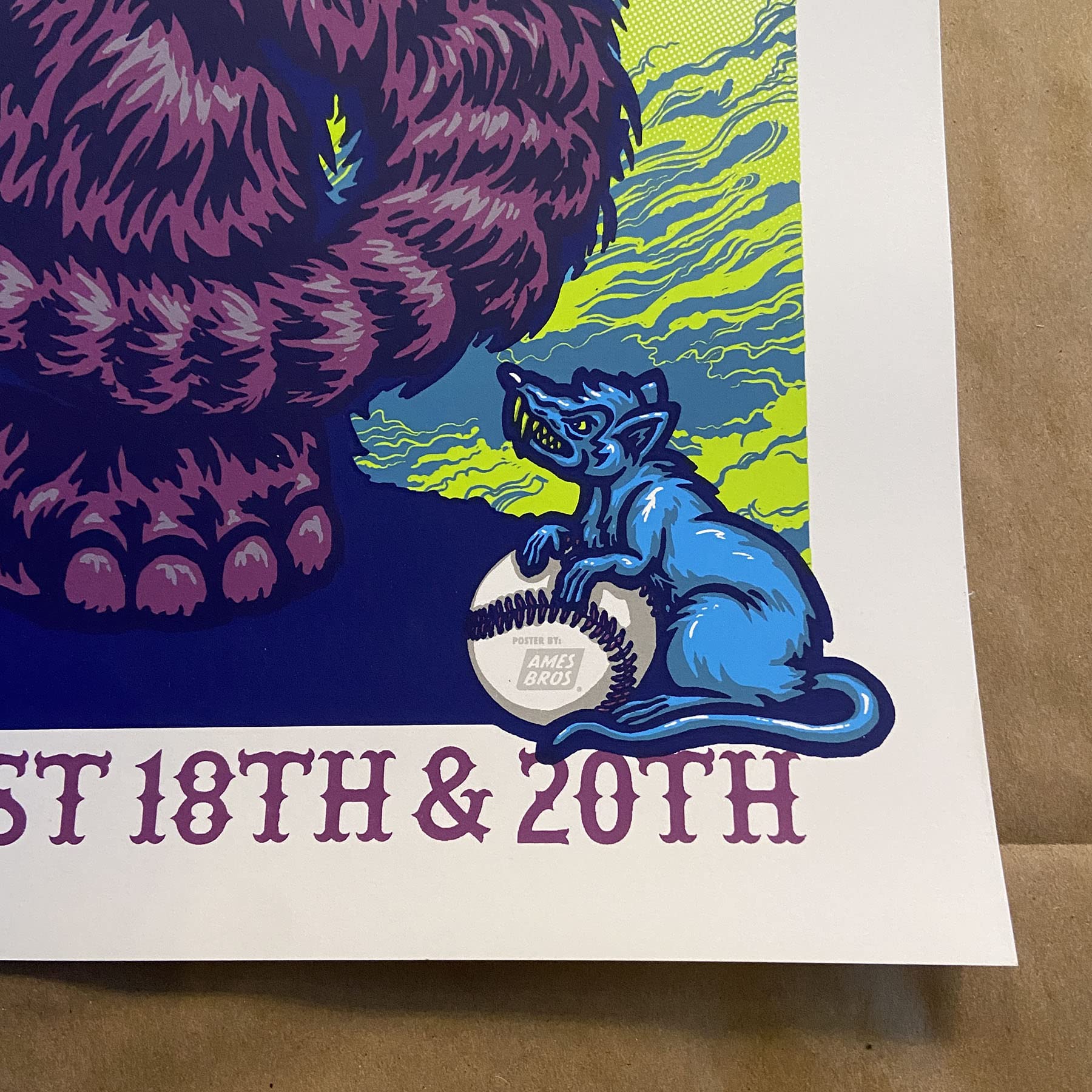 Amazon.com: Ames PEARL JAM CHICAGO 8-18 & 8-20 2018 WRIGLEY FIELD