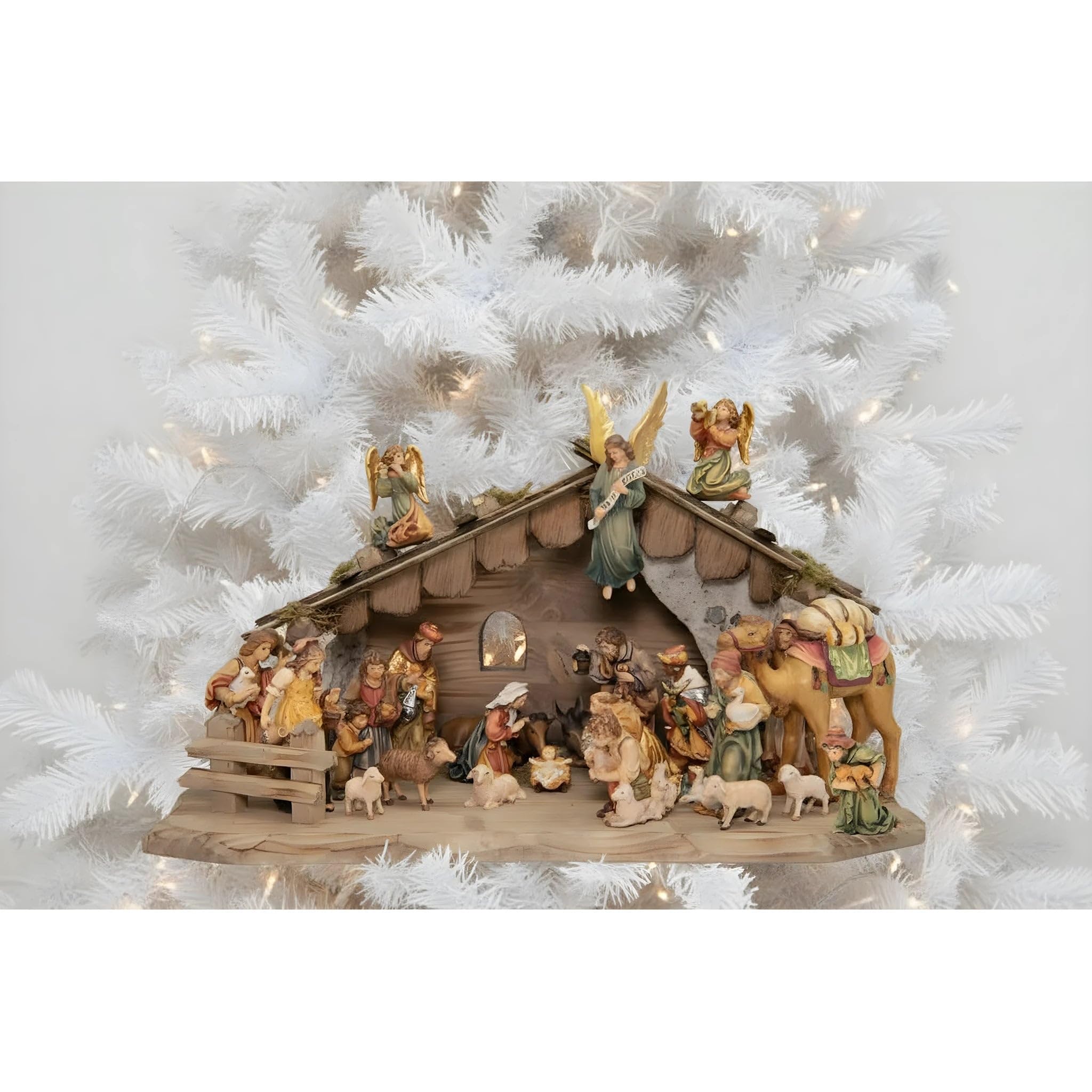 Nativity Set with Stable by Dolfi
