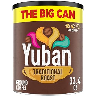 Yuban Traditional Medium Roast Ground Coffee, The Big Can, 33.4 oz Canister - Amazon product rated Grade A