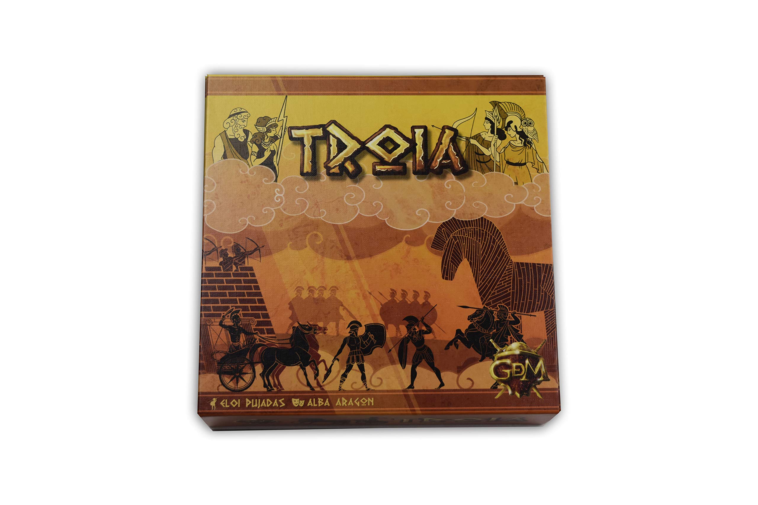 GDM Games - Troia: Gioco Di Strategia Mitologico Per 2 Giocatori (20 Minuti, Dai 10 Anni)
