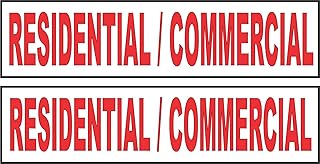 2-6x24 Residential/Commercial Real Estate Rider Sign Red