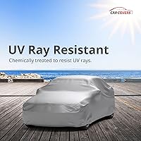 Vista 5 de Compatible con funda de coche resistente a la intemperie 2017 Ford Shelby GT Coupé 2 puertas – Exterior e interior – Protege del agua, la nieve