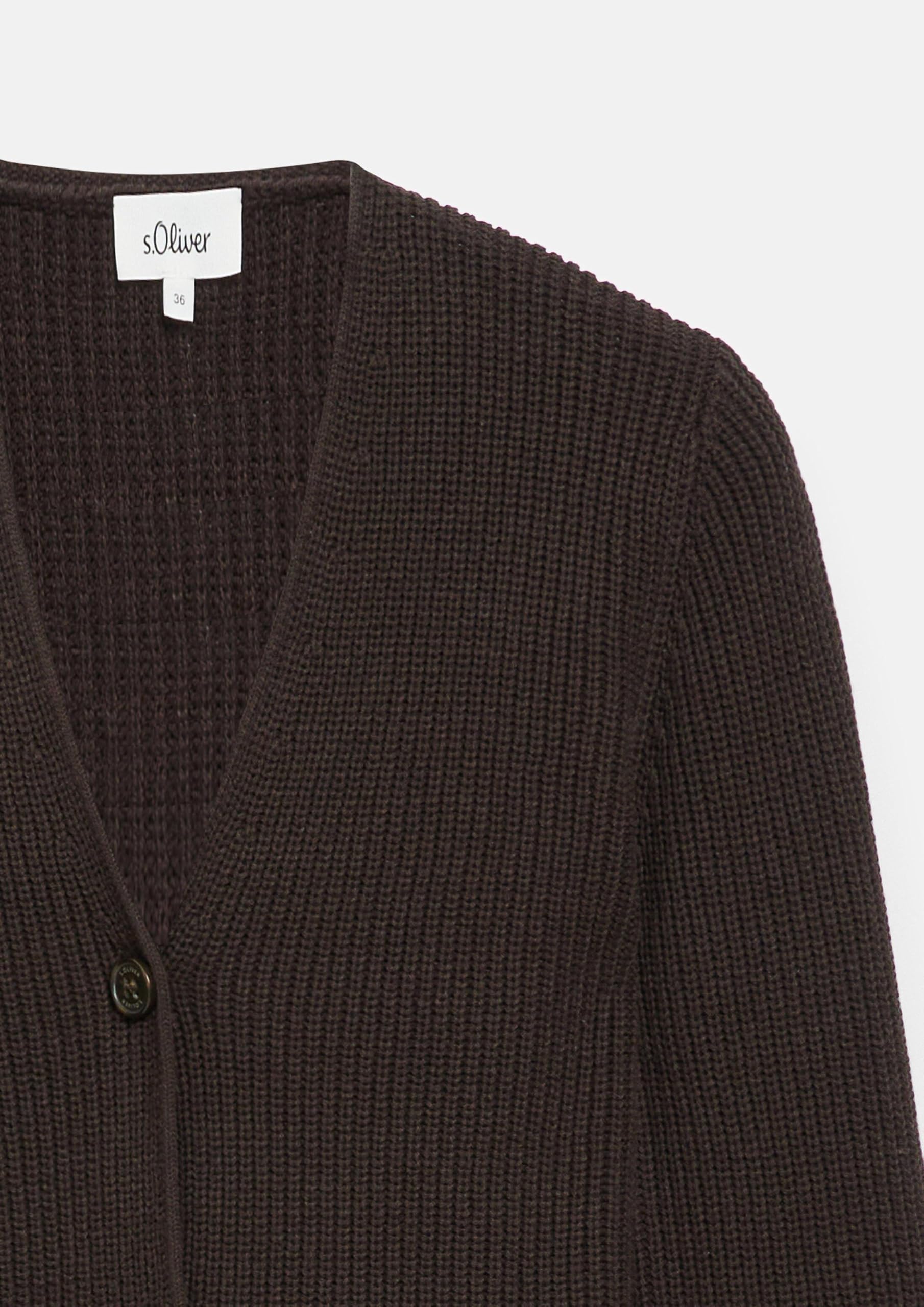 s.Oliver Damen 2181391 Strickjacke