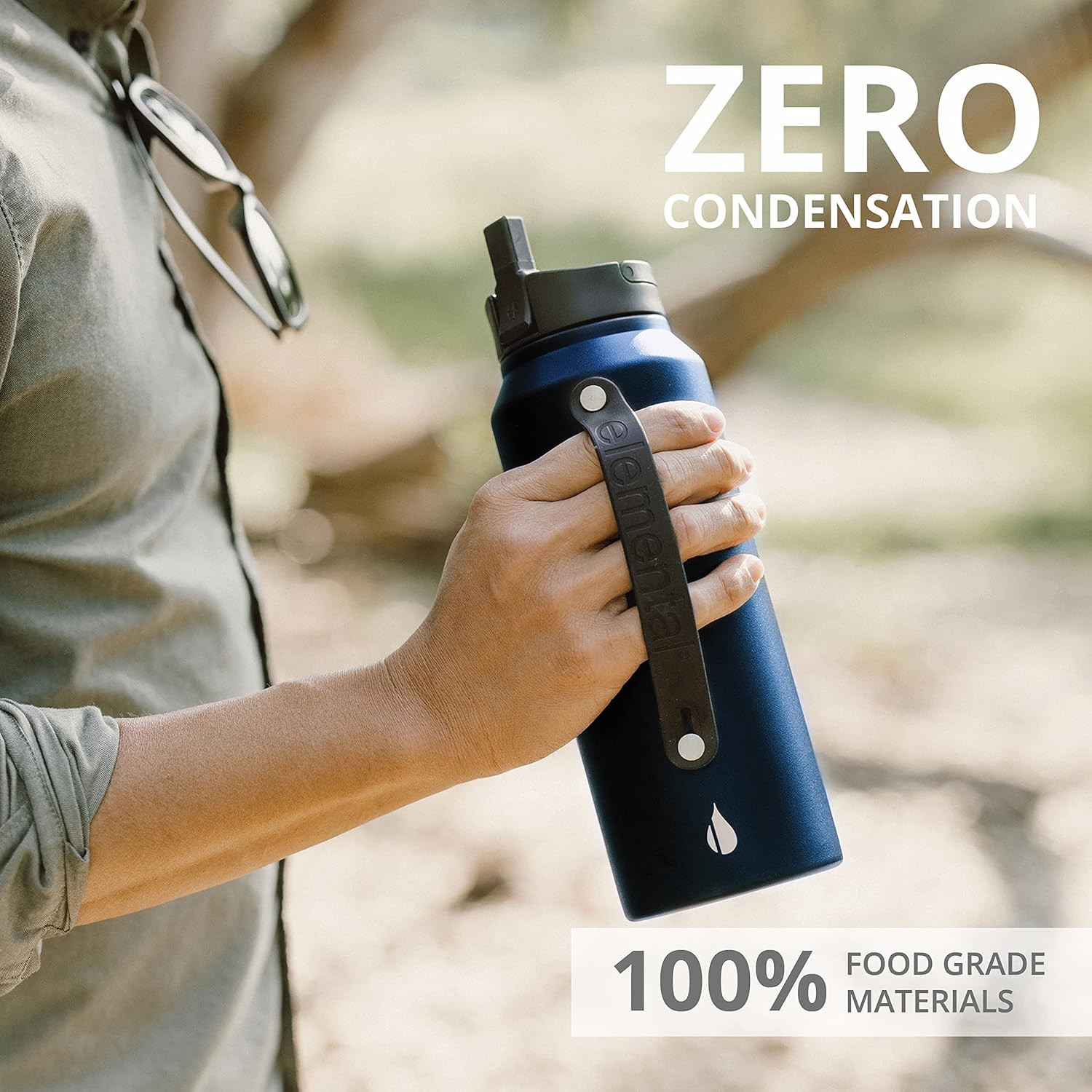 Buy Elemental Iconic Triple Wall Vacuum Insulated Water Bottle with