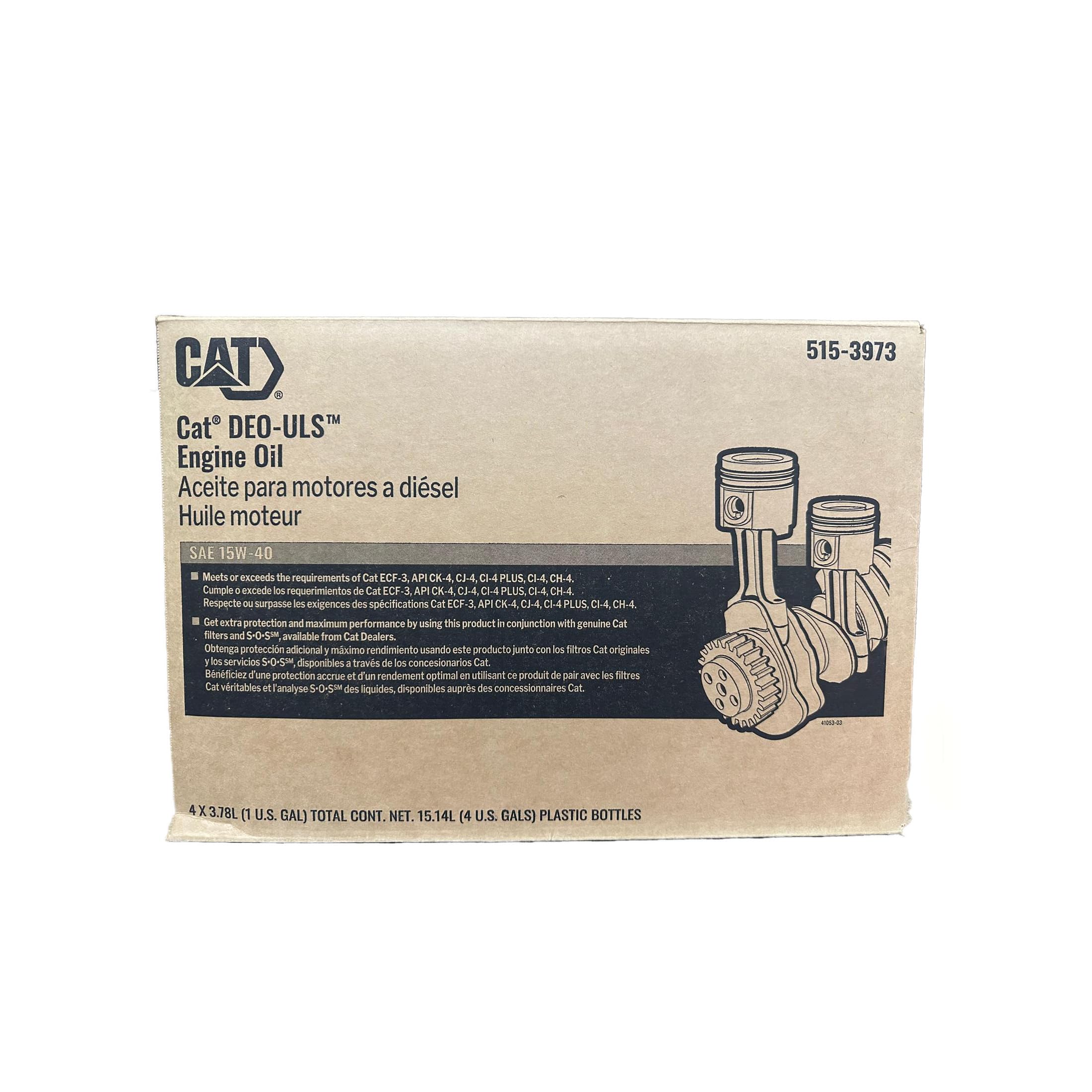 Amazon.com: Cat 515-3973 DEO-ULS 15W-40 Engine Oil | 1 Gal