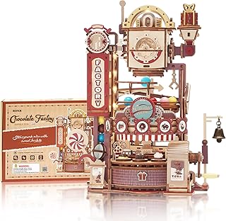 ROKR 3D Wooden Puzzles for Adults-Wooden Marble Run-Wood Puzzles for Adults-Model Building Kits to Build for Adults-Hobbies for Women Men