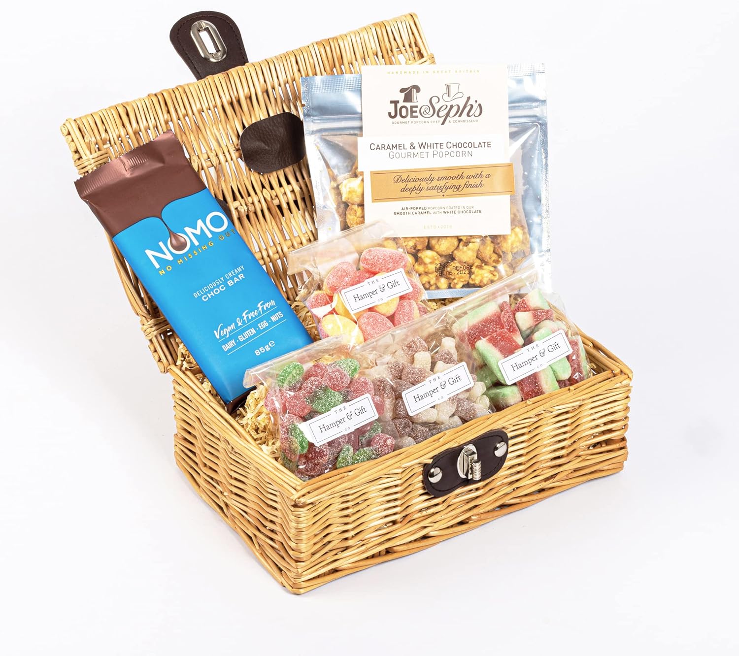 Gluten Free Chocolate, Sweet & Popcorn Hamper Gift Basket The Hamper