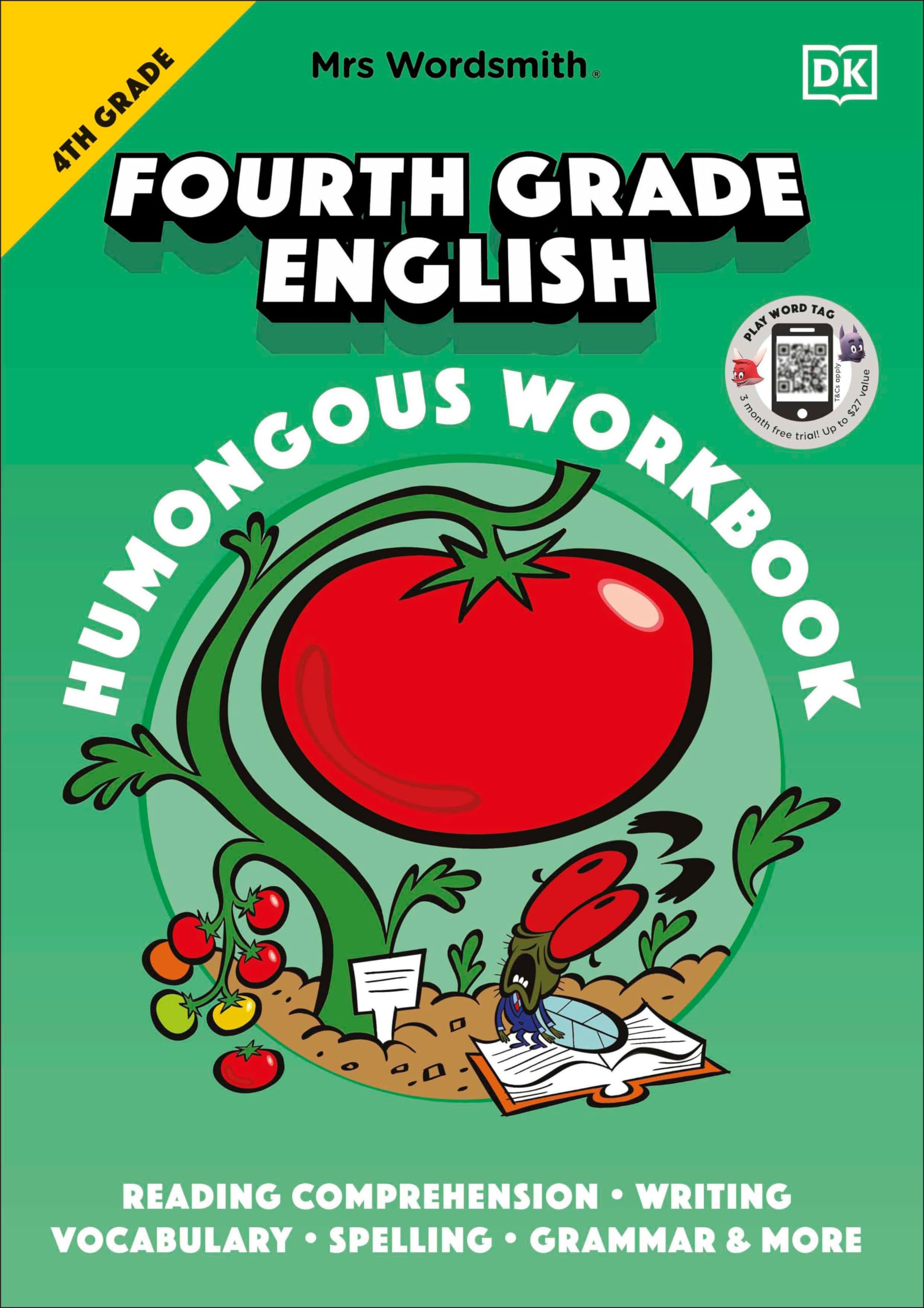 Mrs Wordsmith 4th Grade English Humongous Workbook: with 3 months free access to Word Tag, Mrs Wordsmith's vocabulary-boosting app!