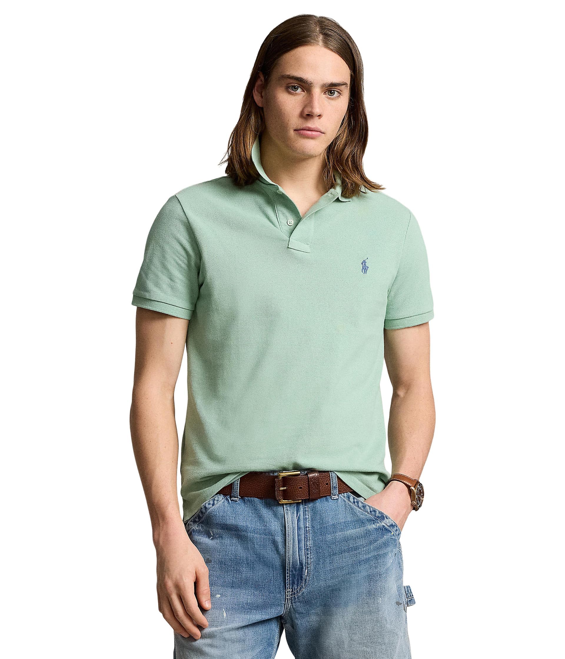 POLO RALPH LAUREN Classic Fit Mesh Polo Shirt