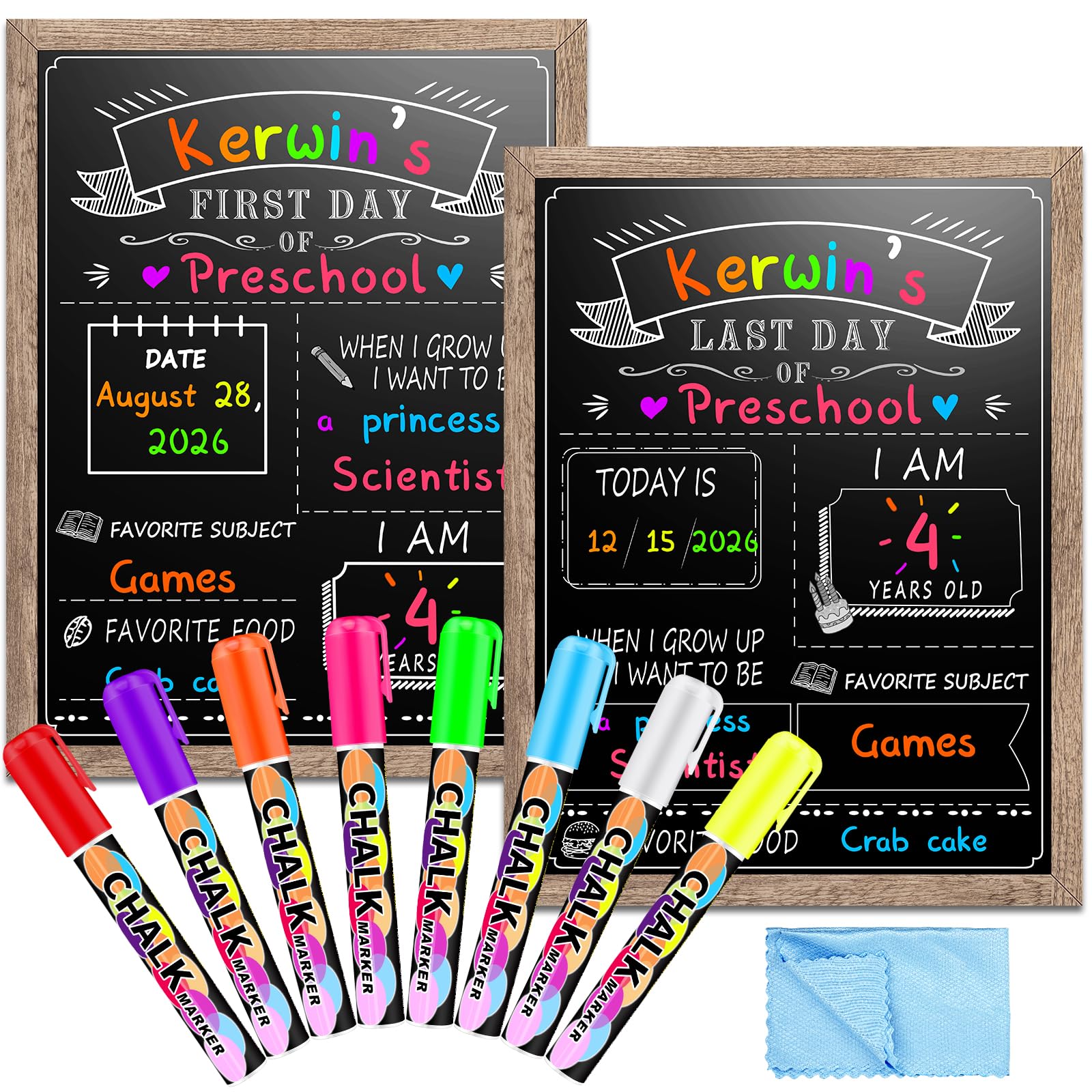 EAONE 12 x 16 in First Day of School Board