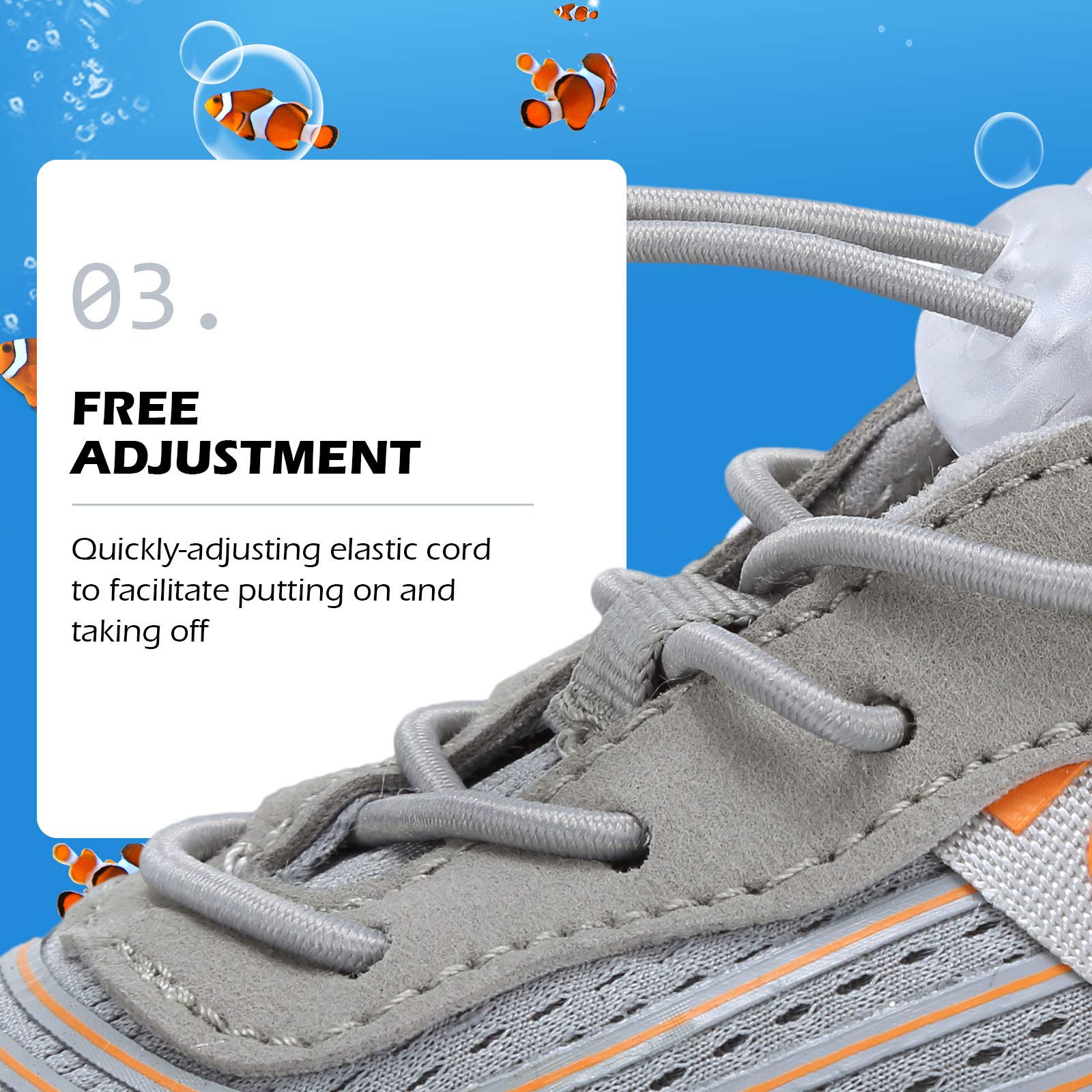 DimaiGlobal Calzado Descalzos Niñas Niños Zapatillas de Trail Running Barefoot Secado Rápido Zapatos de Agua Transpirable Antideslizante para Playa 30EU Gris