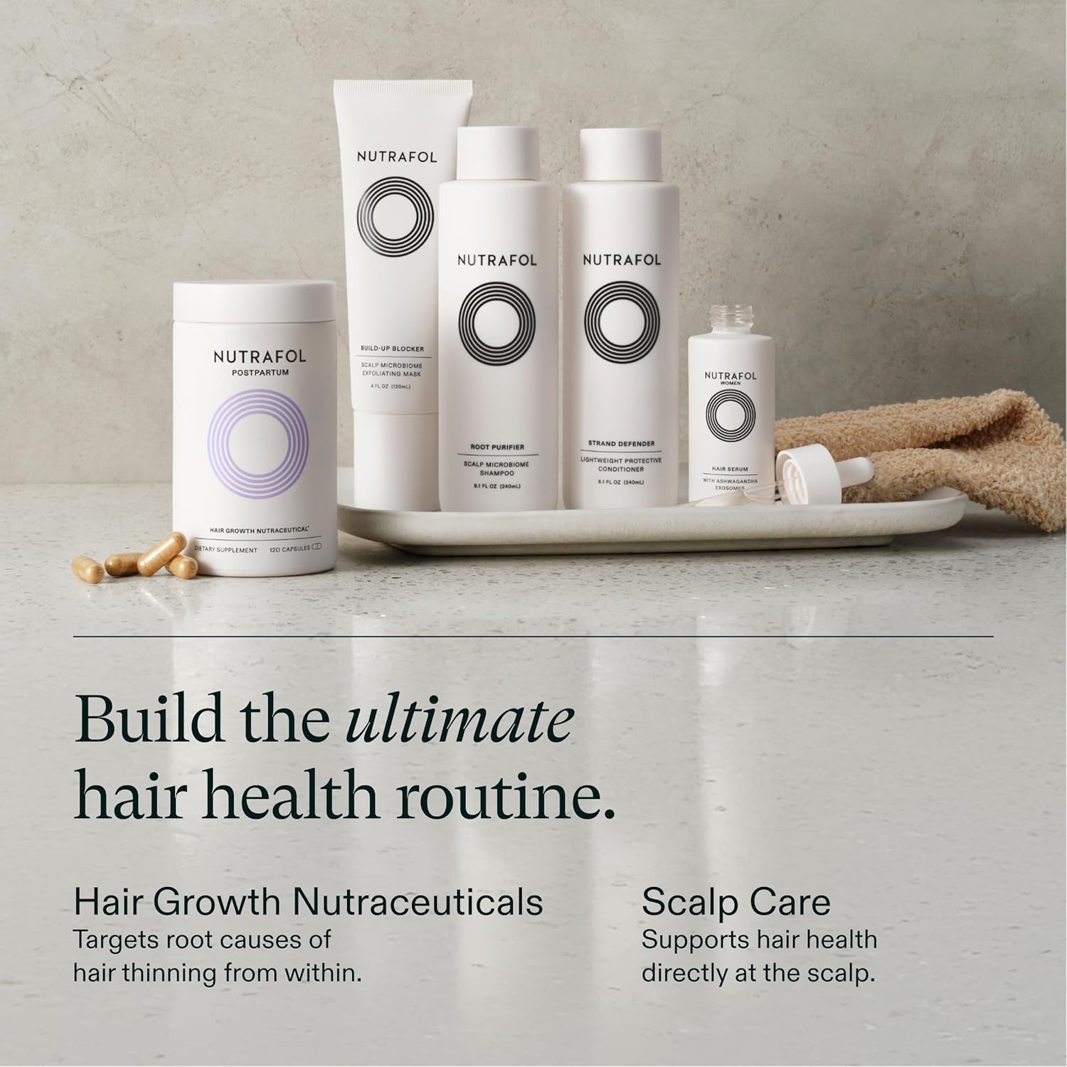 Nutrafol Postpartum Hair Growth Supplements, Clinically Tested for Visibly Thicker Hair and Less Shedding, Breastfeeding-friendly - 1 Month Supply - Image 9