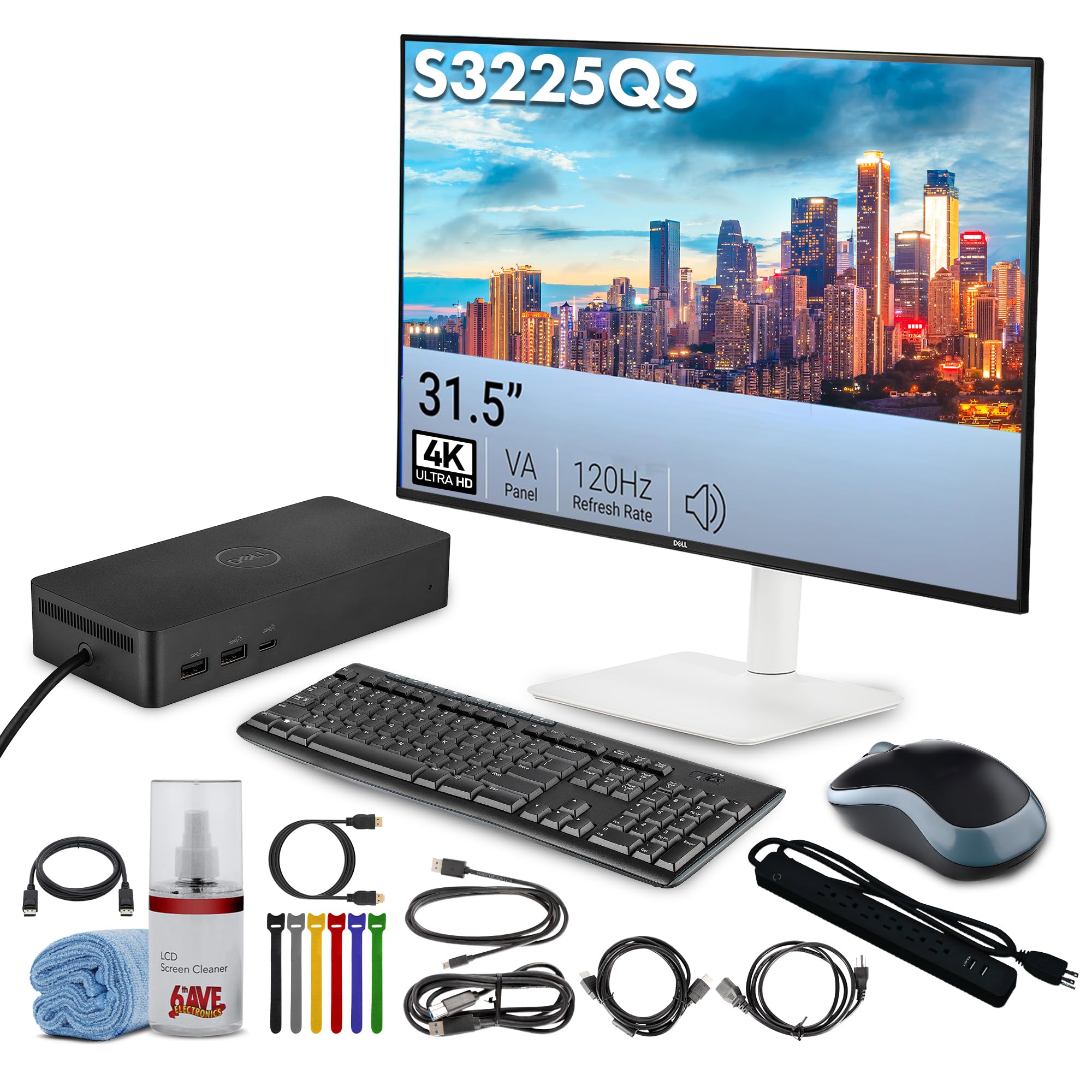 Amazon.com: Dell S3225QS 32-Inch Plus 4K Monitor (3840 x 2160) up