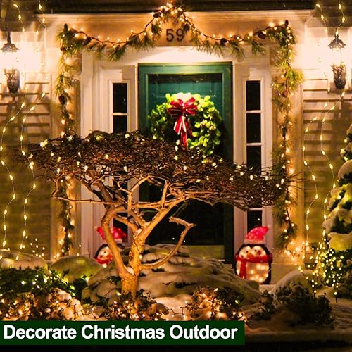 Miniatura 6 de 2 Pack & Timer  Total 240 LED Fairy String Lights,Battery Powered Copper Fairy Lights with Waterproof,Remote Control,8 Flashing Modes,Wedding