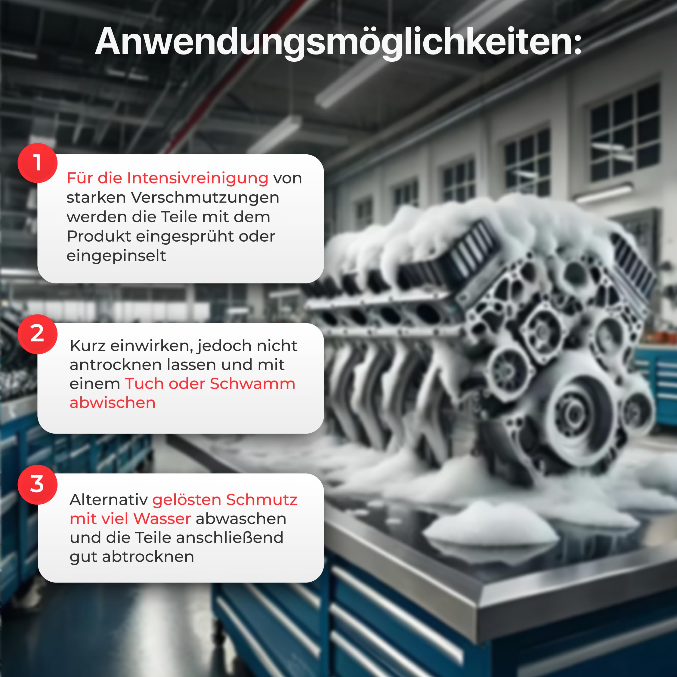 Element 5 Liter Motorkaltreiniger Kaltreiniger Motorreiniger | sparsames Konzentrat | hohe Schmutzlösekraft | Werkstattreiniger | Teilereiniger | Kaltreiniger | Motorreiniger