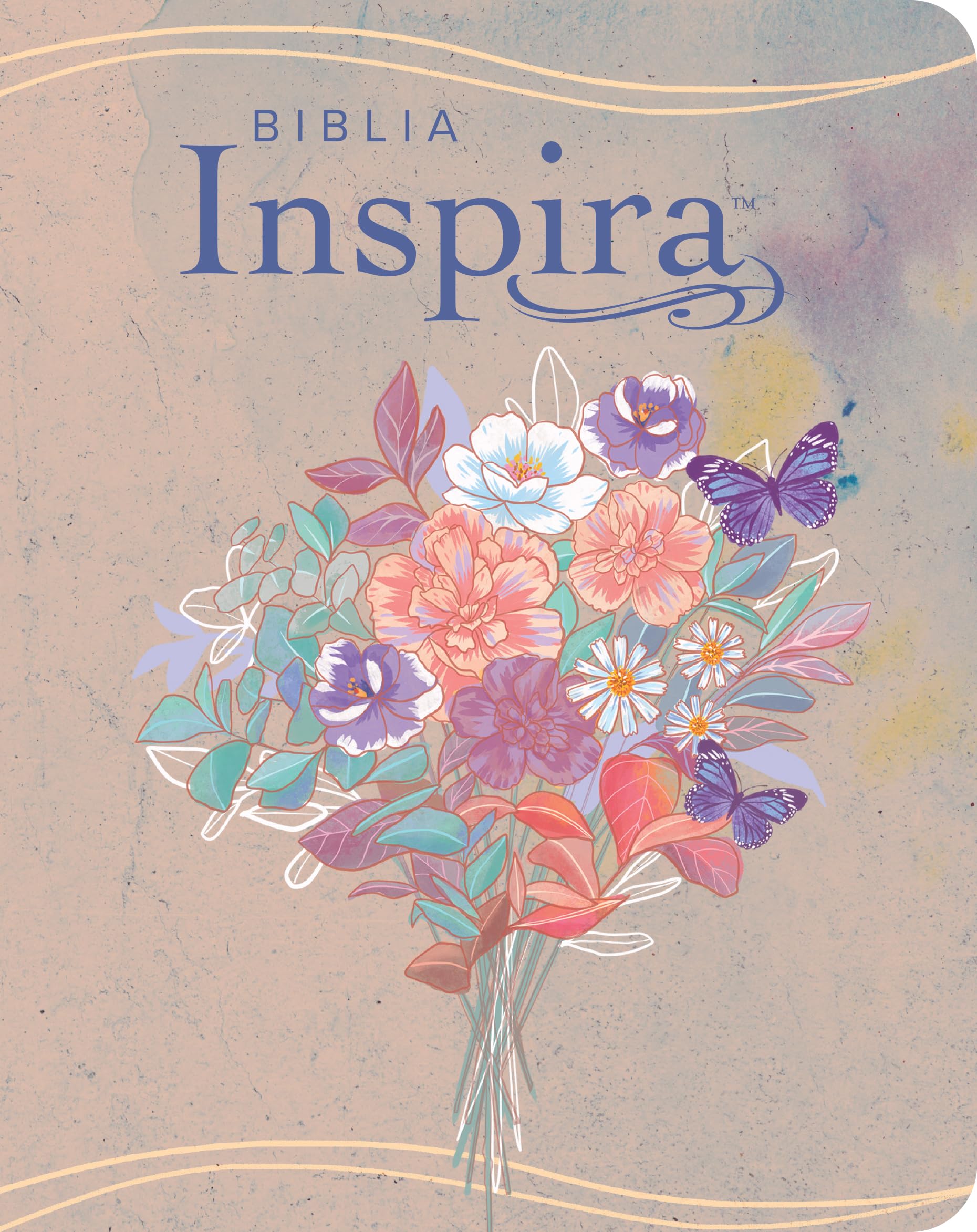 Biblia Inspira NTV con Filament (SentiPiel, Acuarela rosa) (Spanish Edition)