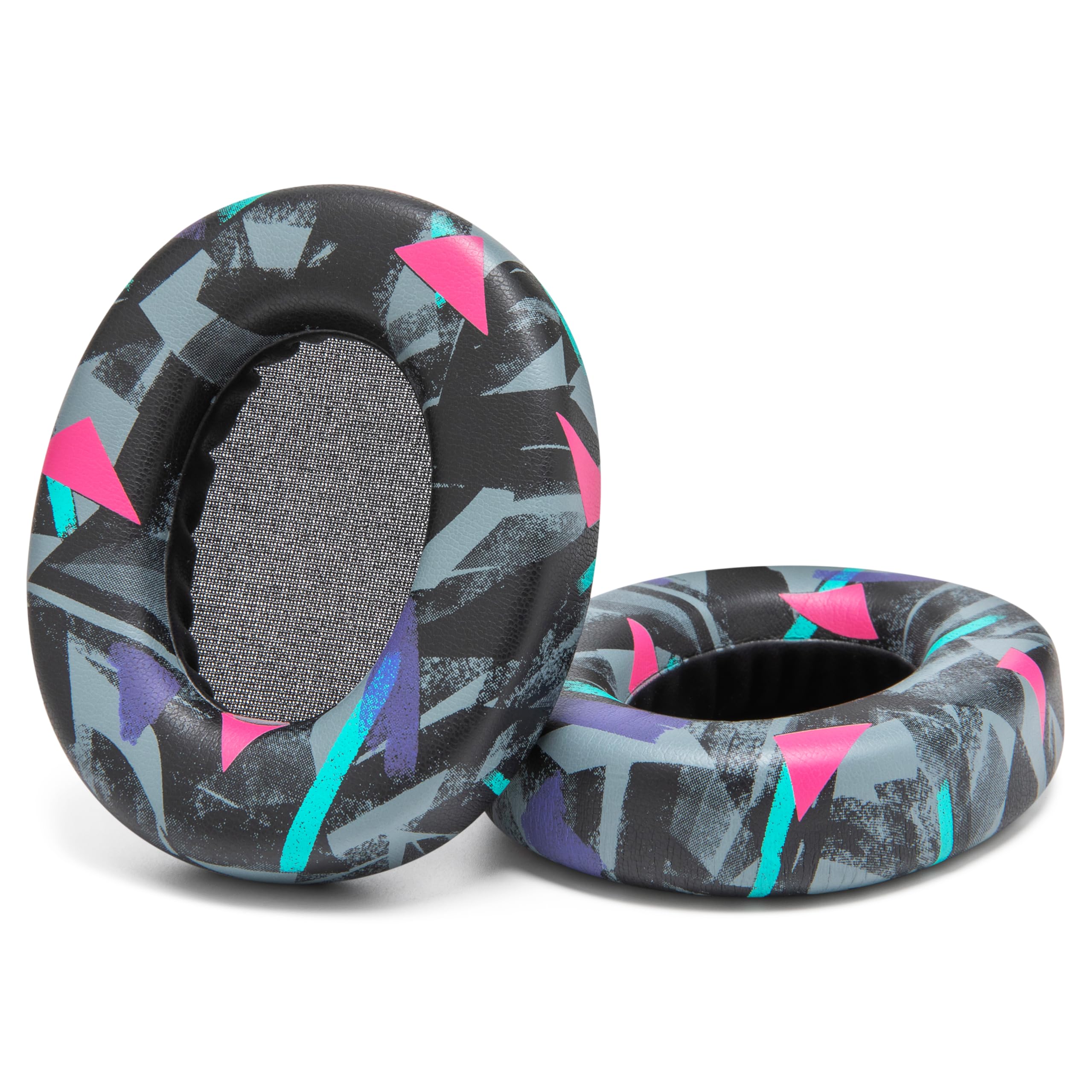WC PadZ Crusher ANC 2 - Cuscinetti auricolari di ricambio di alta qualità per cuffie over-ear Skullcandy Crusher ANC 2 di Wicked Cushions | Comfort migliorato e isolamento acustico | 90's Black