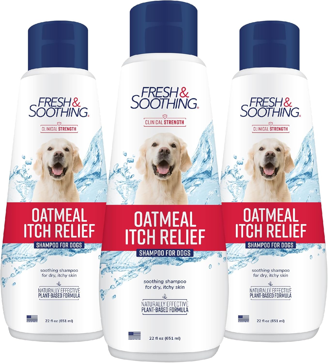Naturel Promise Fresh & Soothing Oatmeal Itch Relief Shampoo for Pets, 22oz (Pack of 3) Naturel Promise Fresh & Soothing Oatmeal Itch Relief Shampoo for Pets, 22oz (Pack of 3)