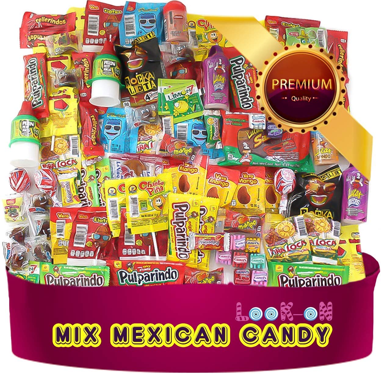 Mexican Candy Mix Assortment of (90 Count) “La Dulceria Mexicana