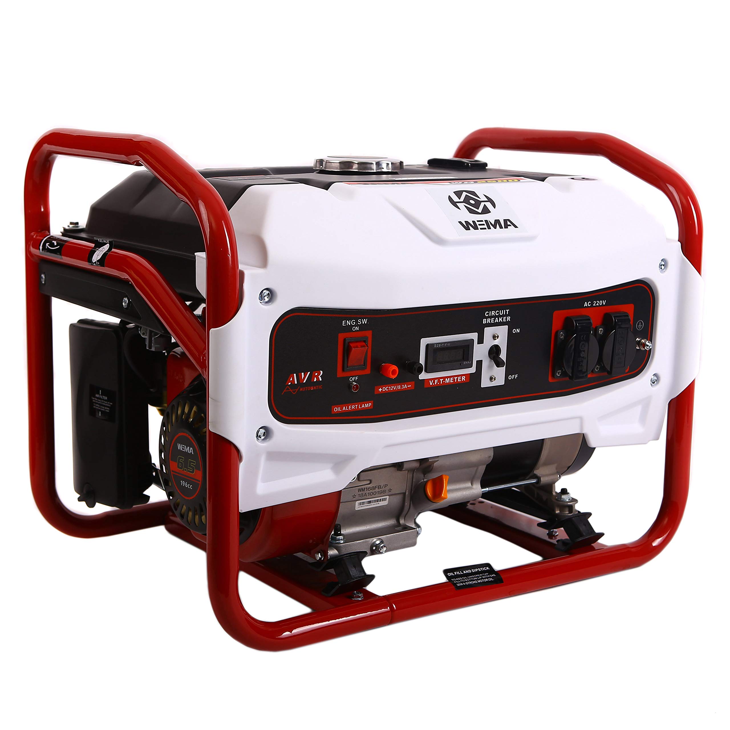 Weima WM2500B 6,5 PS AVR 2500 W generator prądu benzynowego, agregat prądotwórczy, agregat prądotwórczy